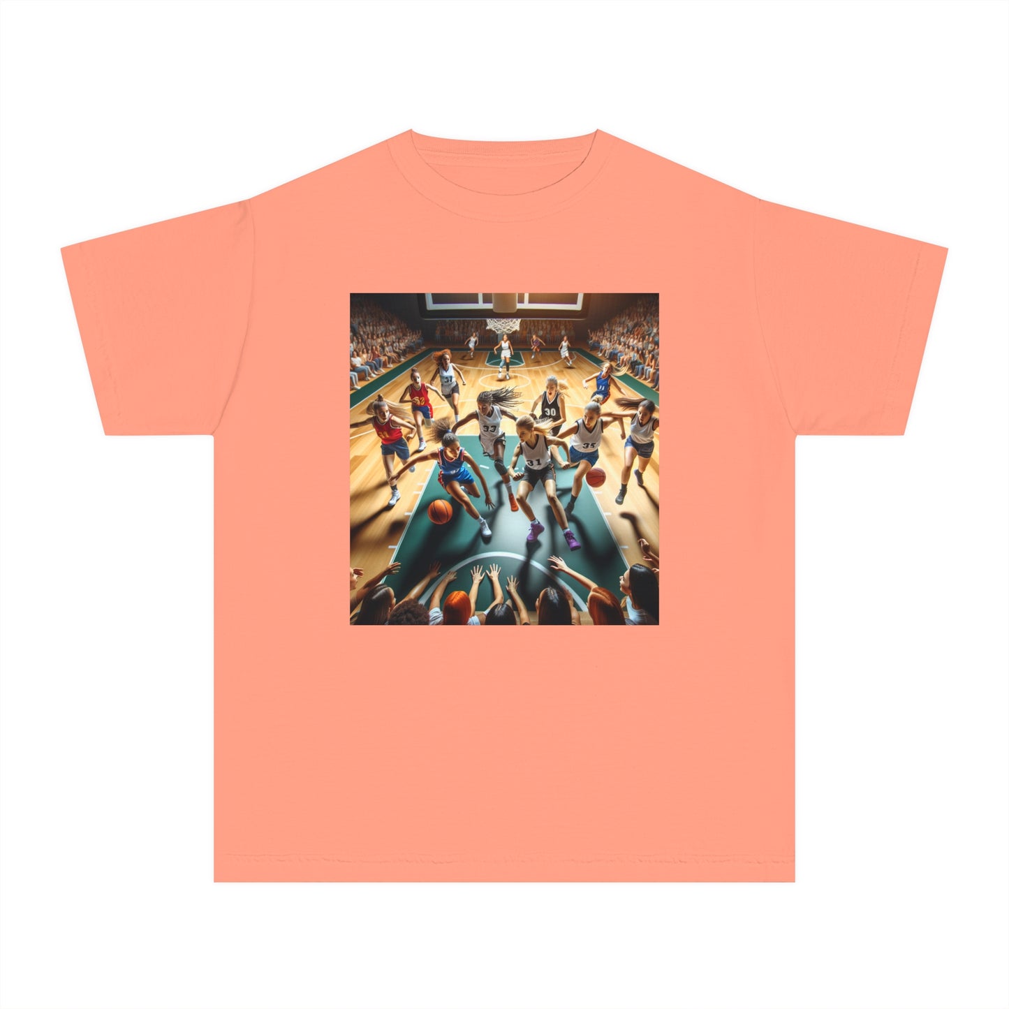 Basketball Youth Midweight Tee
