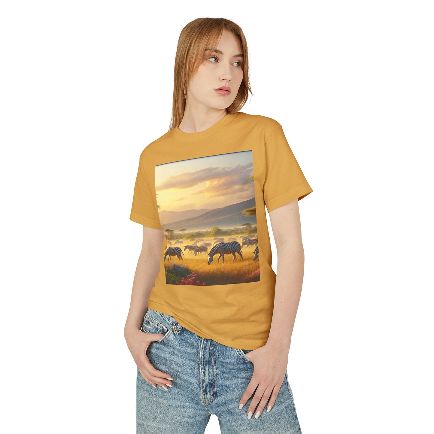 Zebras Heavyweight Tee - Unisex Garment-Dyed Shirt