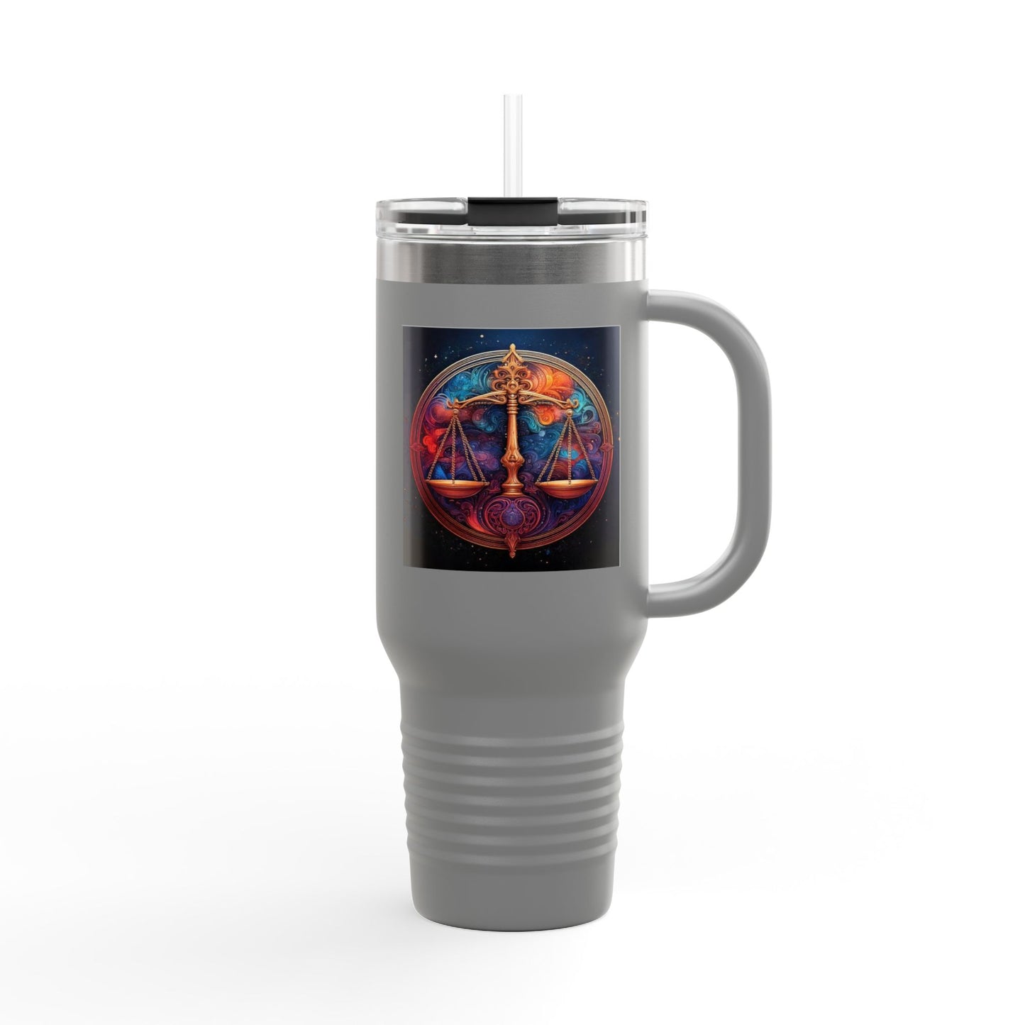 Libra Insulated Travel Mug, 40oz, Perfect for Zodiac Fans, Coffee, Tea, Water