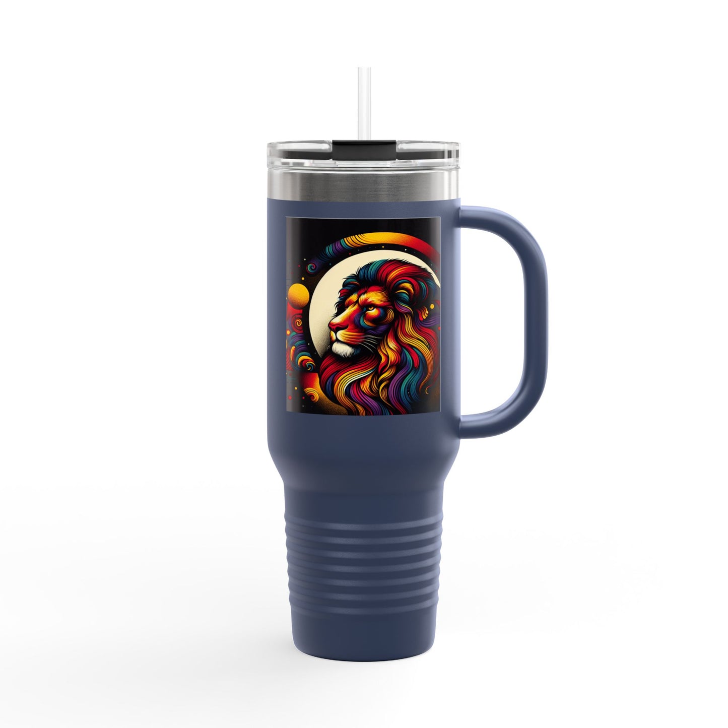 Leo Insulated Travel Mug, 40oz, Perfect for Zodiac Fans, Coffee, Tea, Water