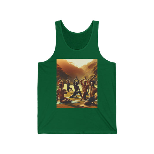 Yoga Unisex Jersey Tank Top - Perfect for Festivals & Casual Wear