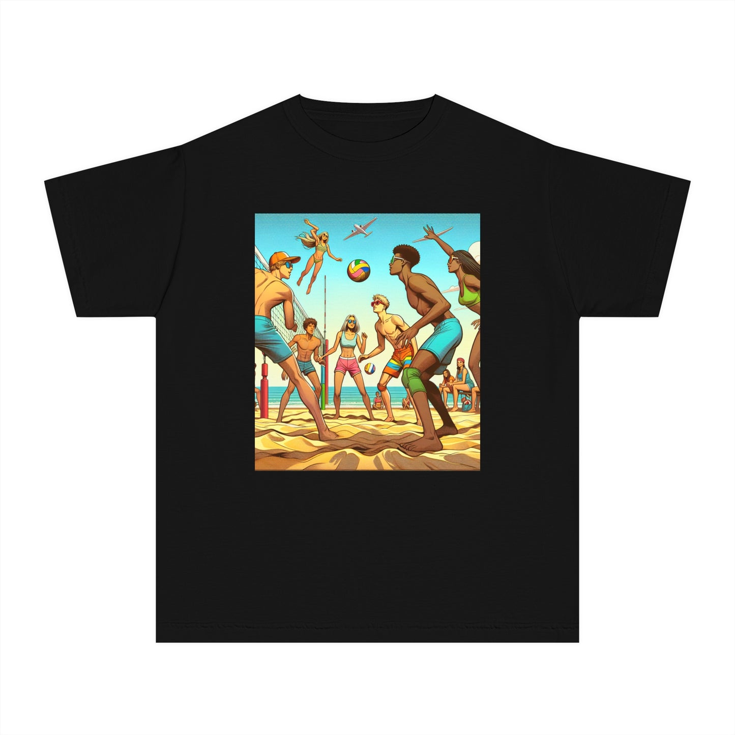 Volleyball Youth Midweight Tee