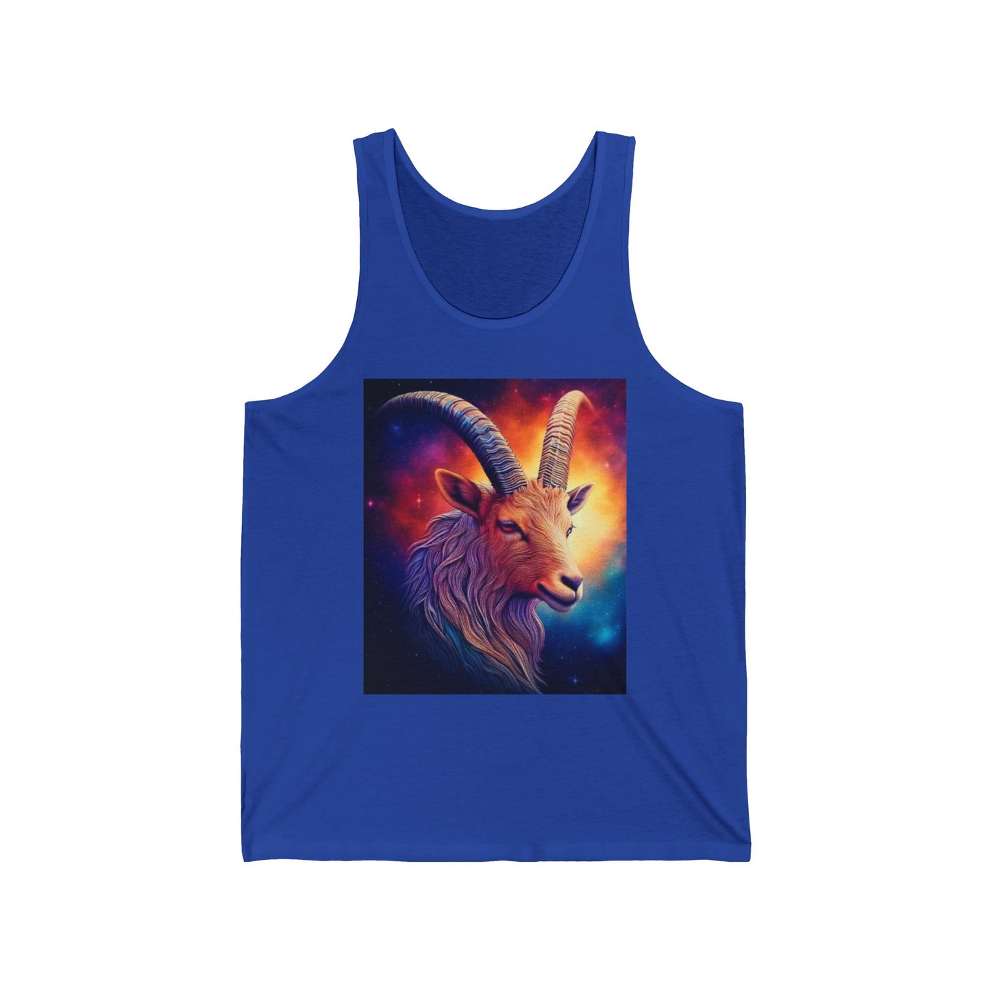 Capricorn Unisex Jersey Tank Top - Perfect for Festivals & Casual Wear