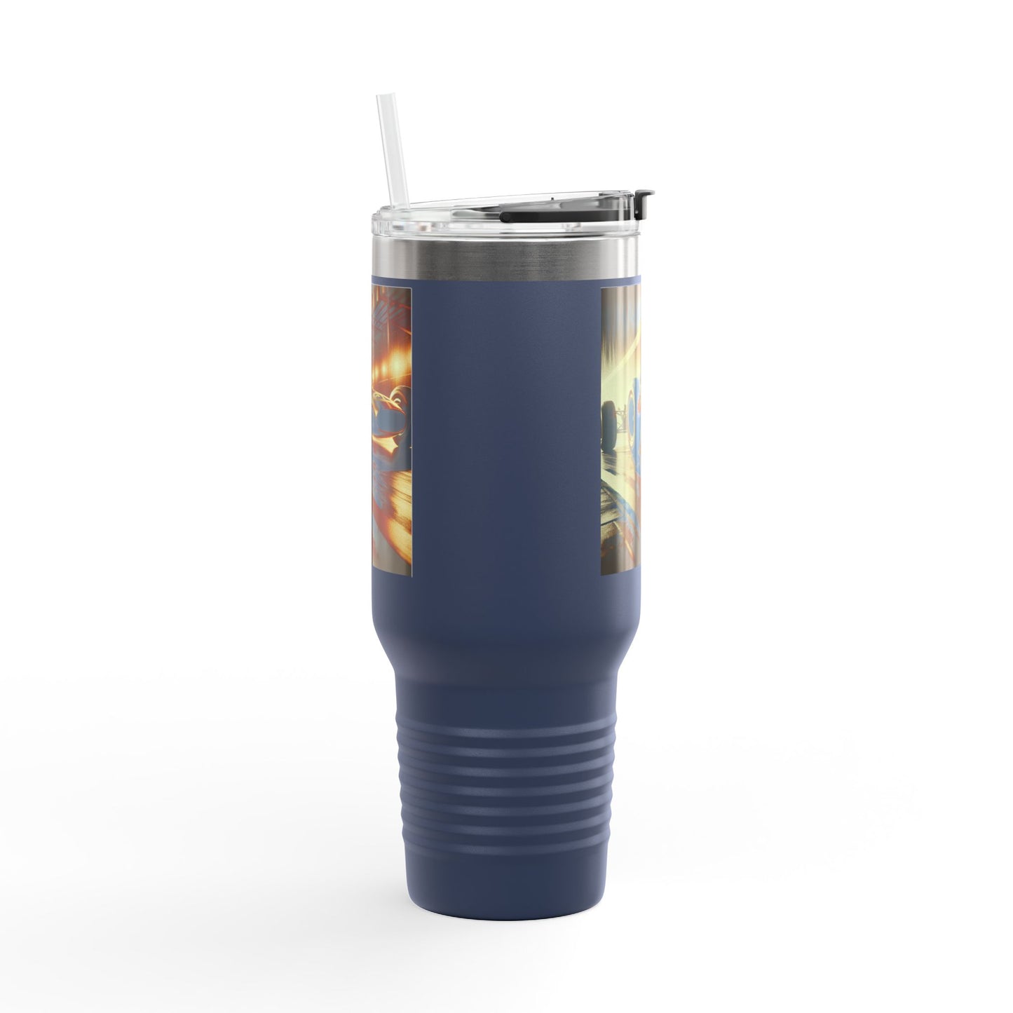 Vintage F1 Insulated Travel Mug, 40oz, Perfect for Fans, Sports Events, Coffee, Tea, Water