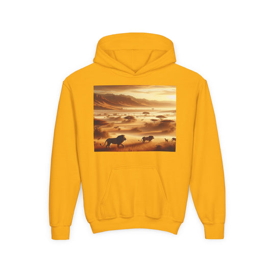 Lions Youth Hoodie - Heavy Blend Sweatshirt