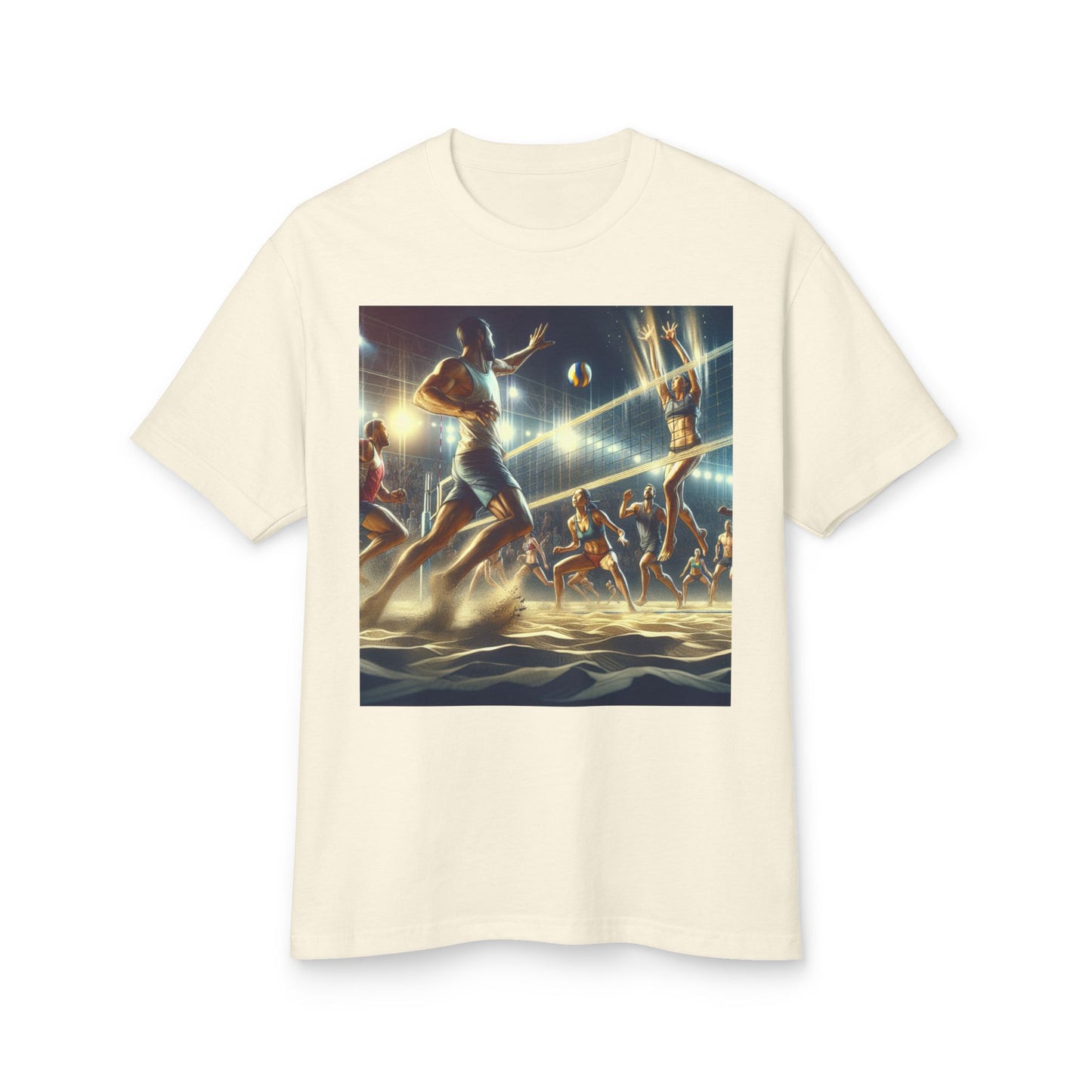 Volleyball Heavyweight Tee - Unisex Garment-Dyed Shirt