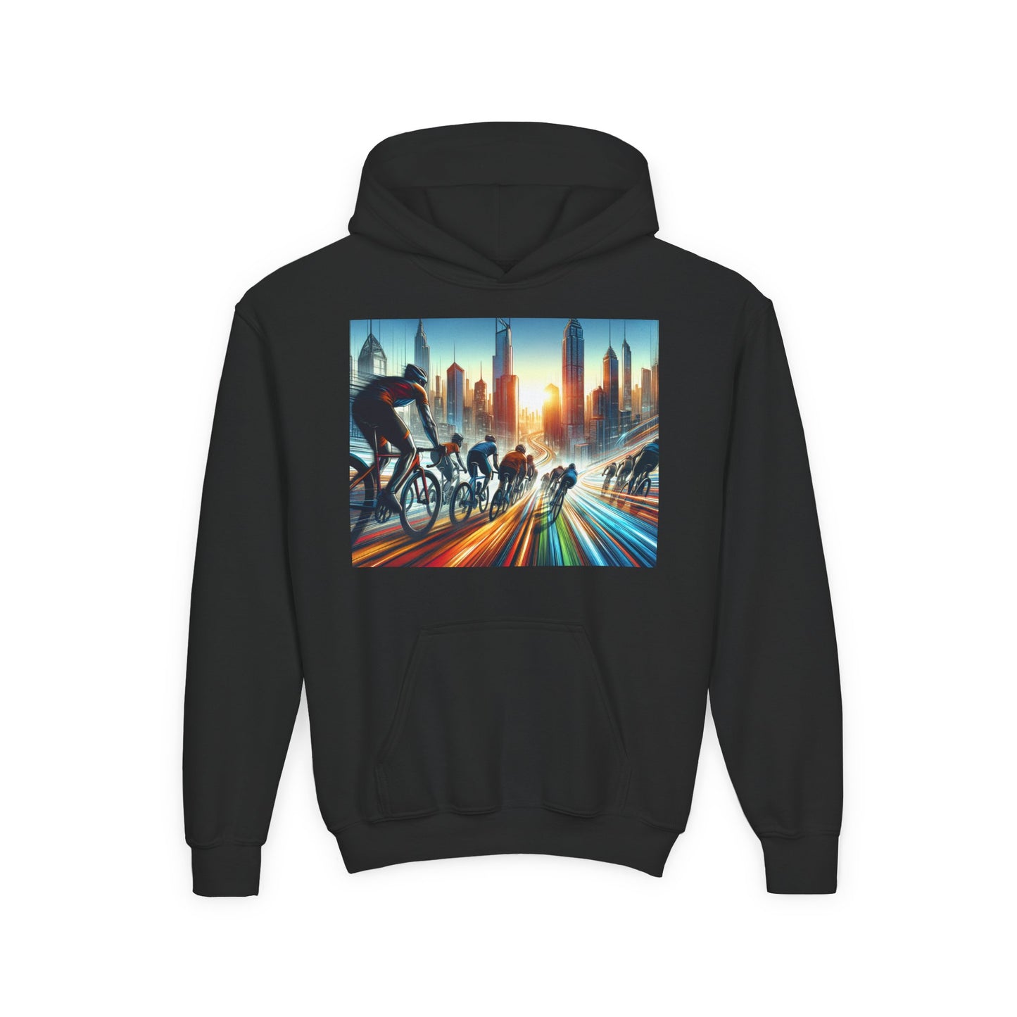 Cycling Youth Hoodie - Heavy Blend Sweatshirt