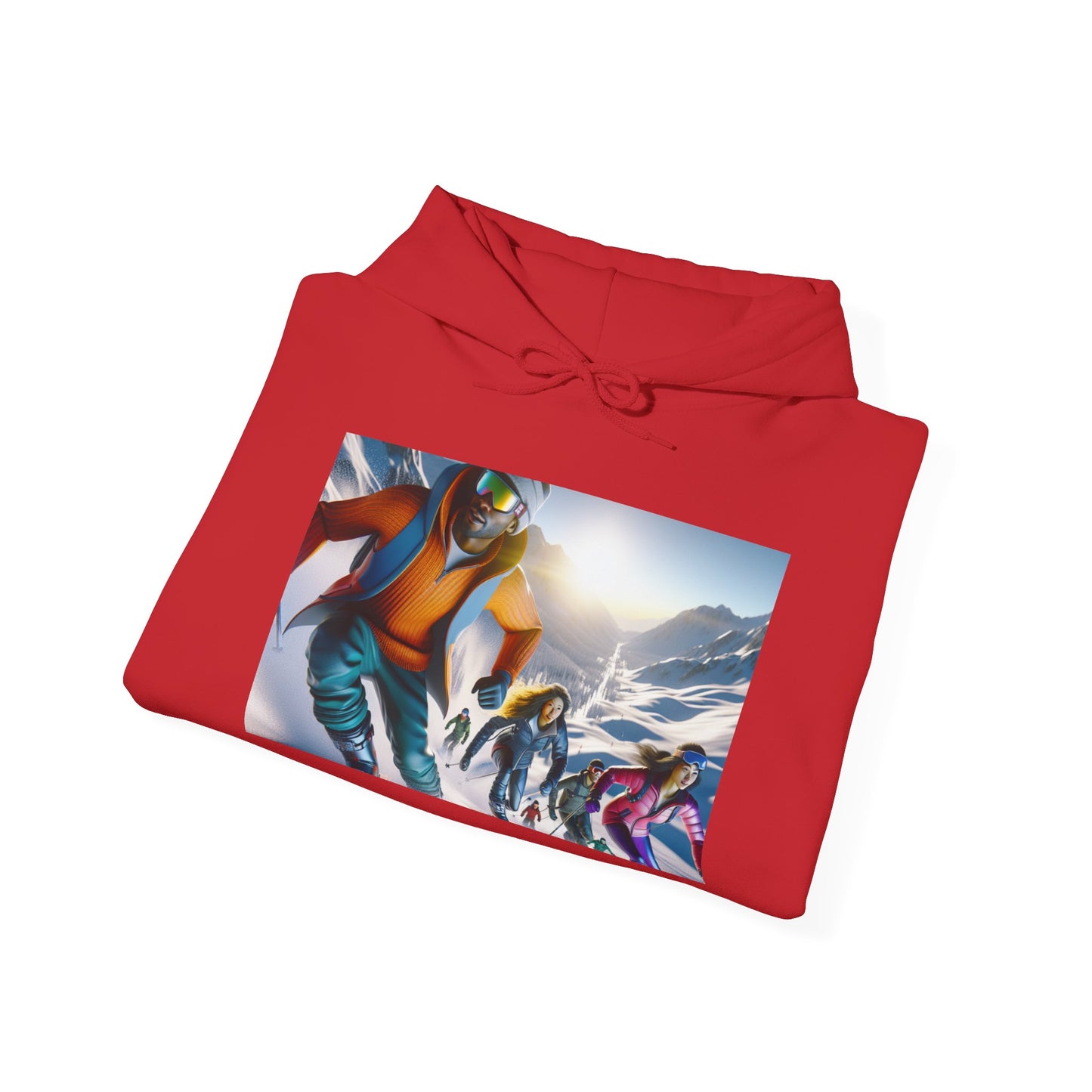 Skiing Unisex Hoodie - Sports Team Vibes