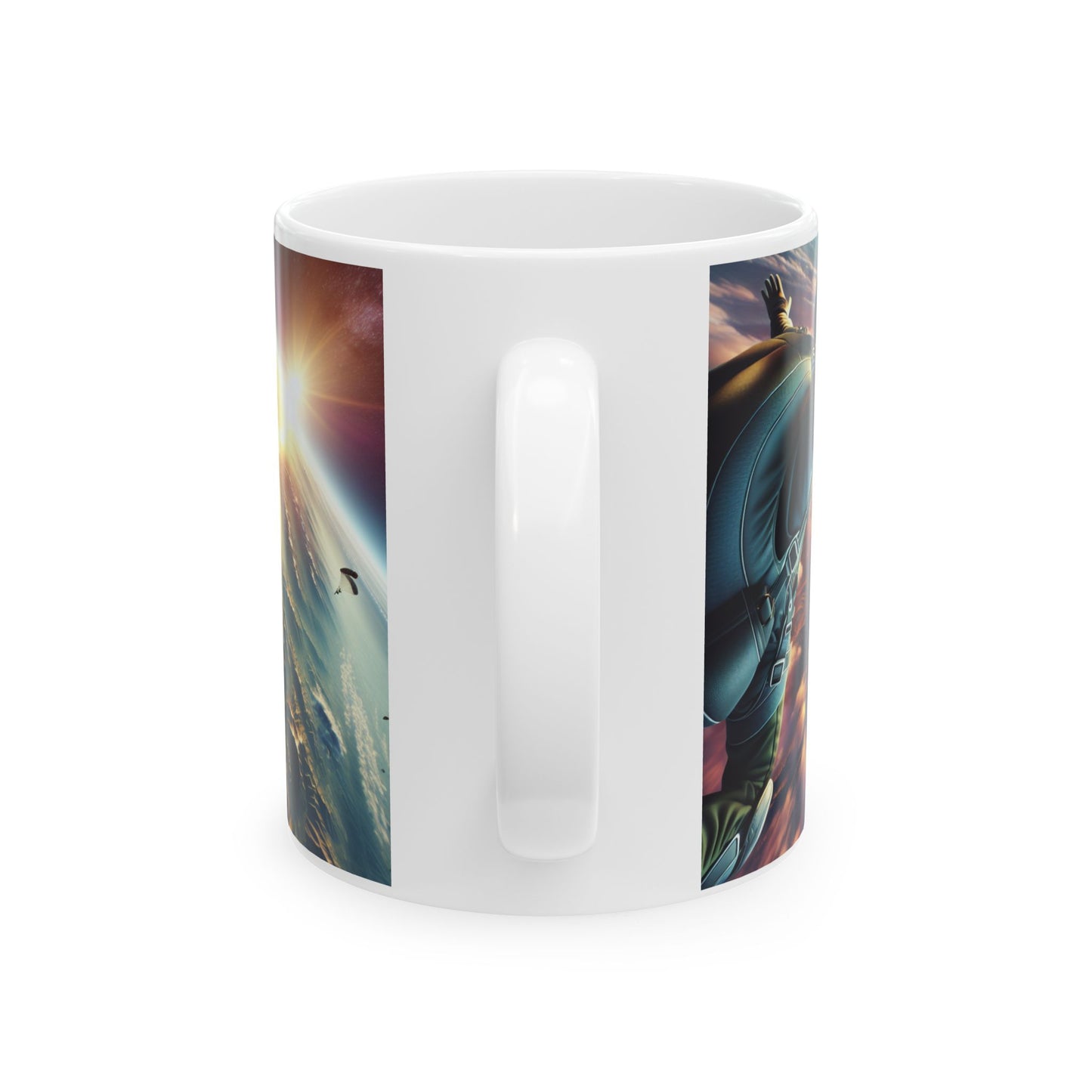Sky Diving Ceramic Mug