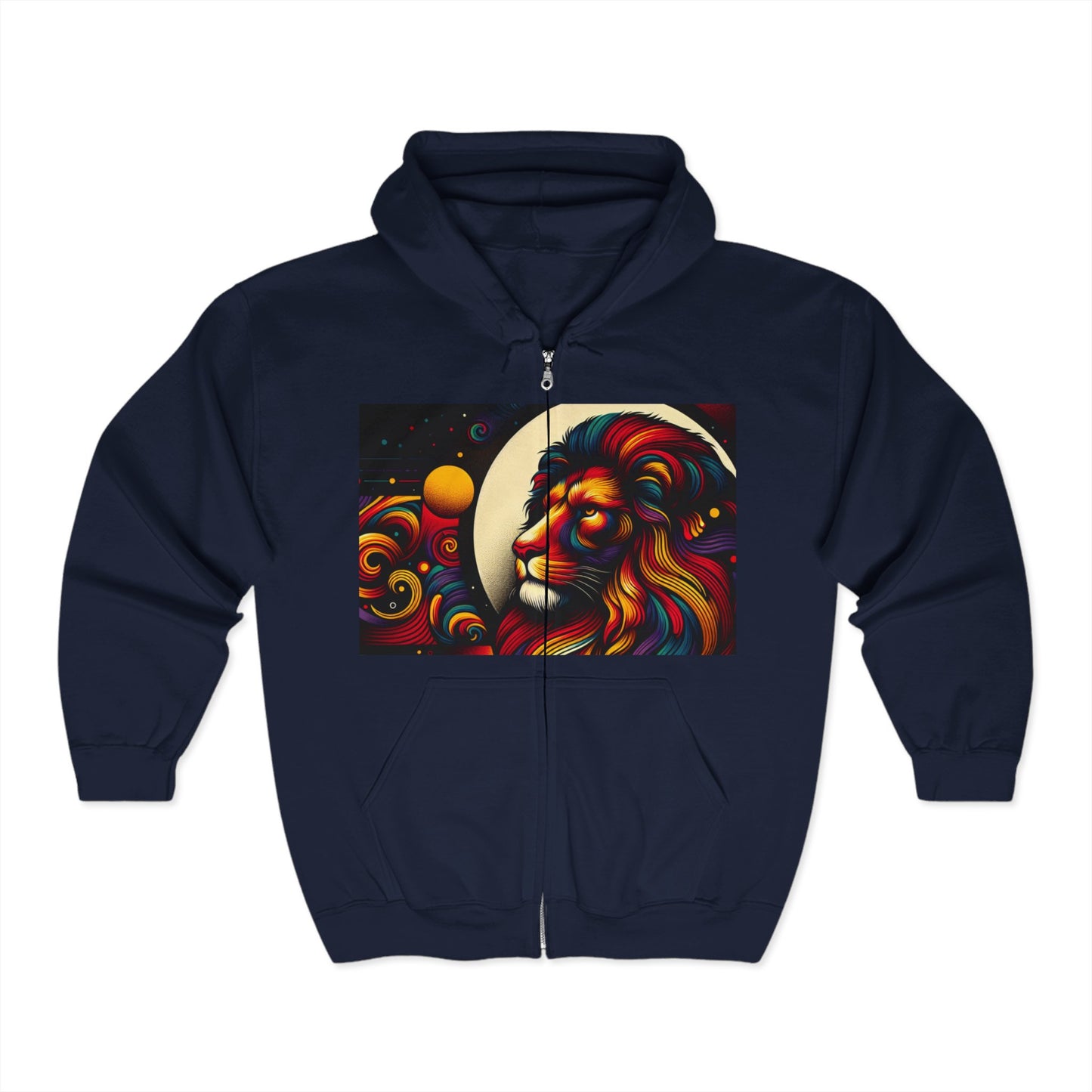 Leo Unisex Heavy Blend™ Full Zip Hooded Sweatshirt