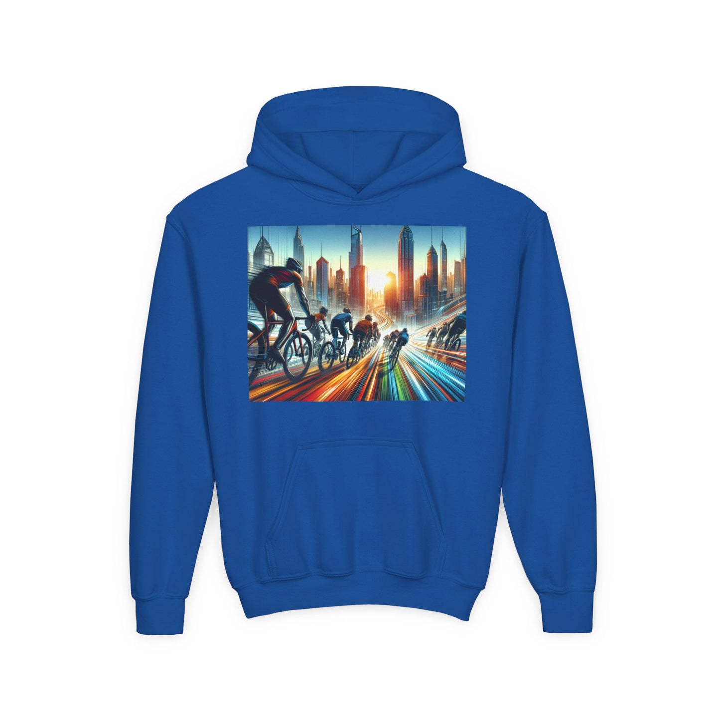Cycling Youth Hoodie - Heavy Blend Sweatshirt