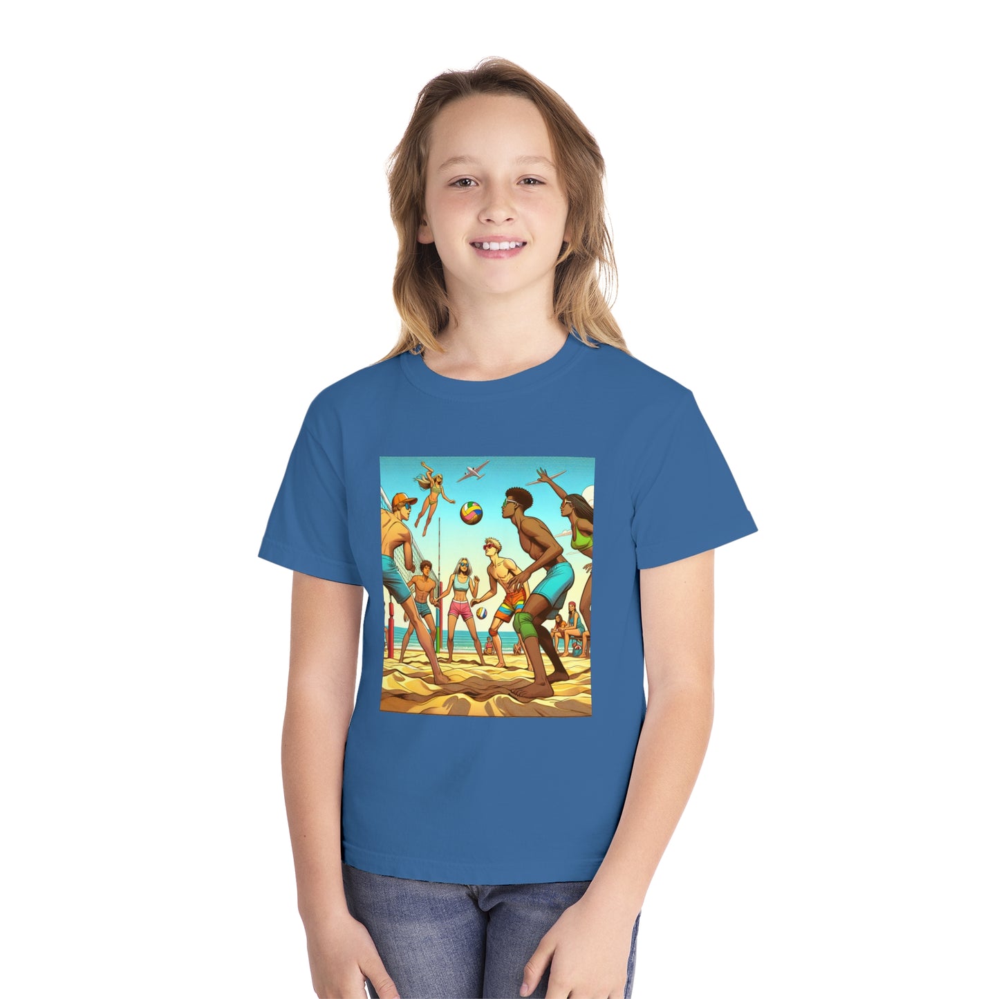Volleyball Youth Midweight Tee