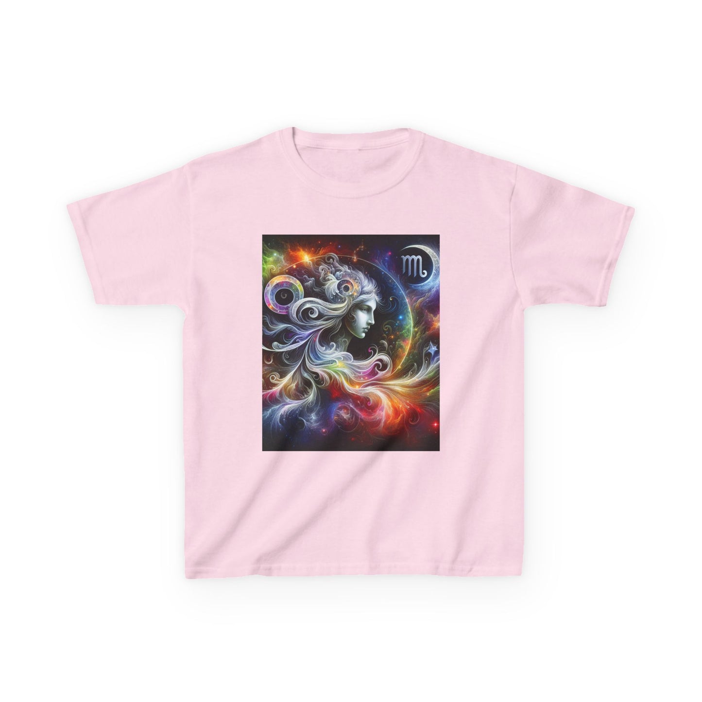 Virgo Horoscope Kids Tee - Cosmic Zodiac T-Shirt for Astrology Lovers, Birthday Gift, Everyday Wear, Reference Guide, Unique Design