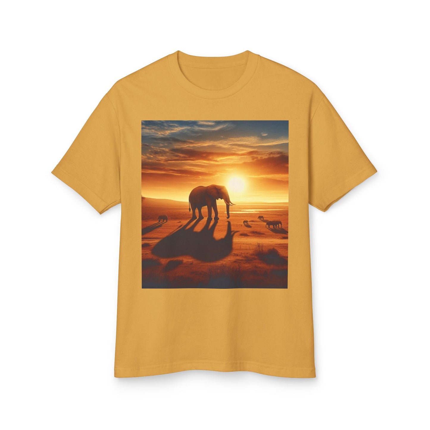 Elephants Heavyweight Tee - Unisex Garment-Dyed Shirt