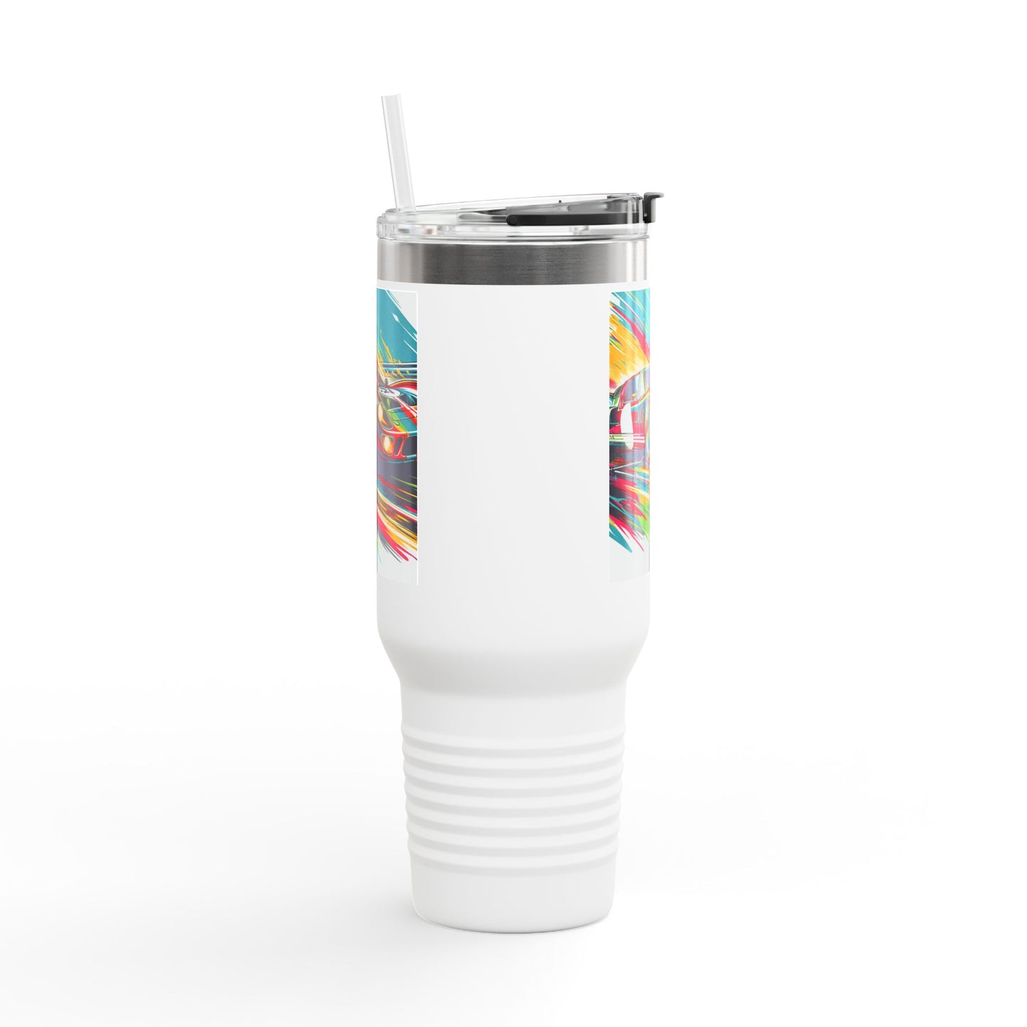 Vintage NASCAR Insulated Travel Mug, 40oz, Perfect for Fans, Sports Events, Coffee, Tea, Water