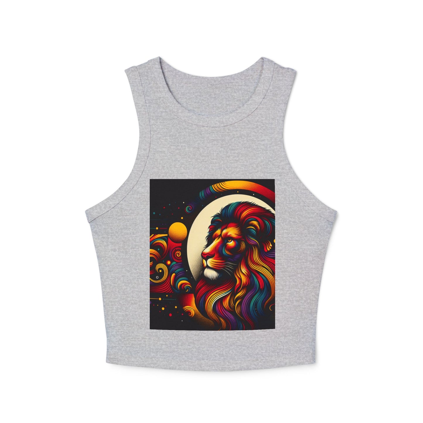 Leo Women's Micro Rib Racer Tank Top