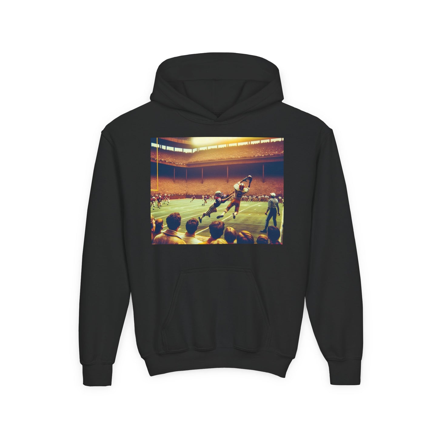 Football Youth Hoodie - Heavy Blend Sweatshirt