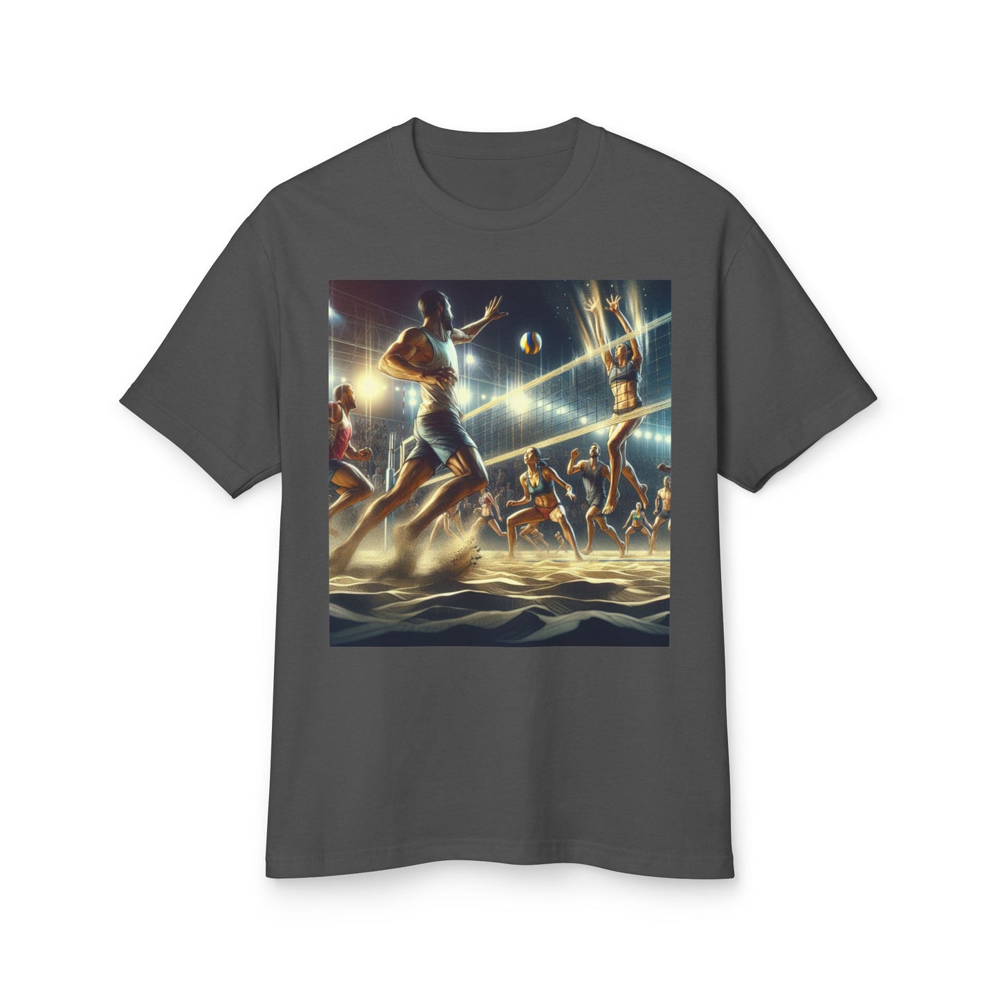 Volleyball Heavyweight Tee - Unisex Garment-Dyed Shirt