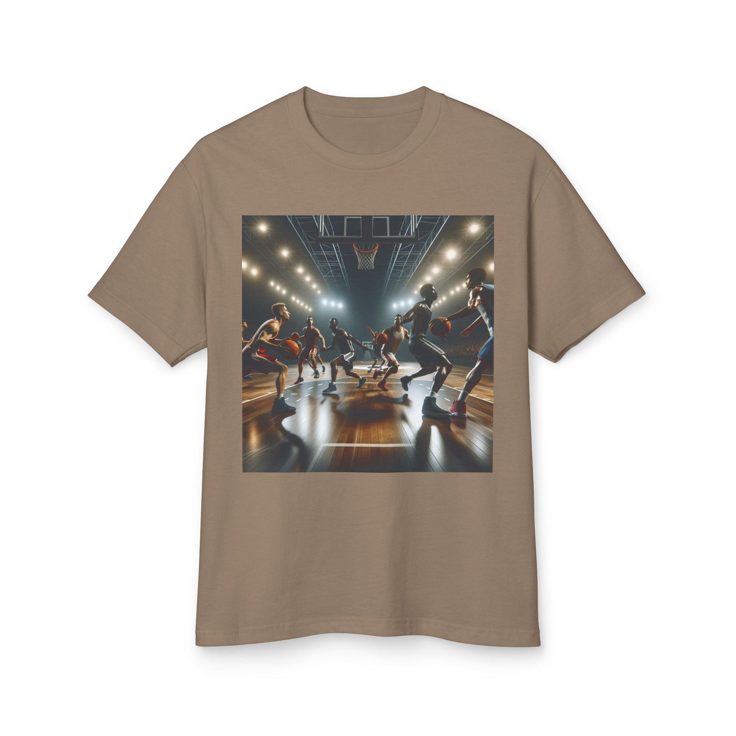 Basketball Heavyweight Tee - Unisex Garment-Dyed Shirt