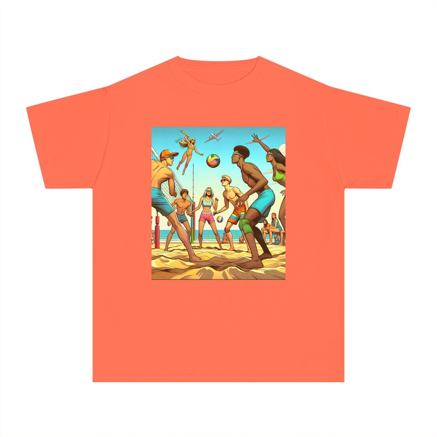 Volleyball Youth Midweight Tee
