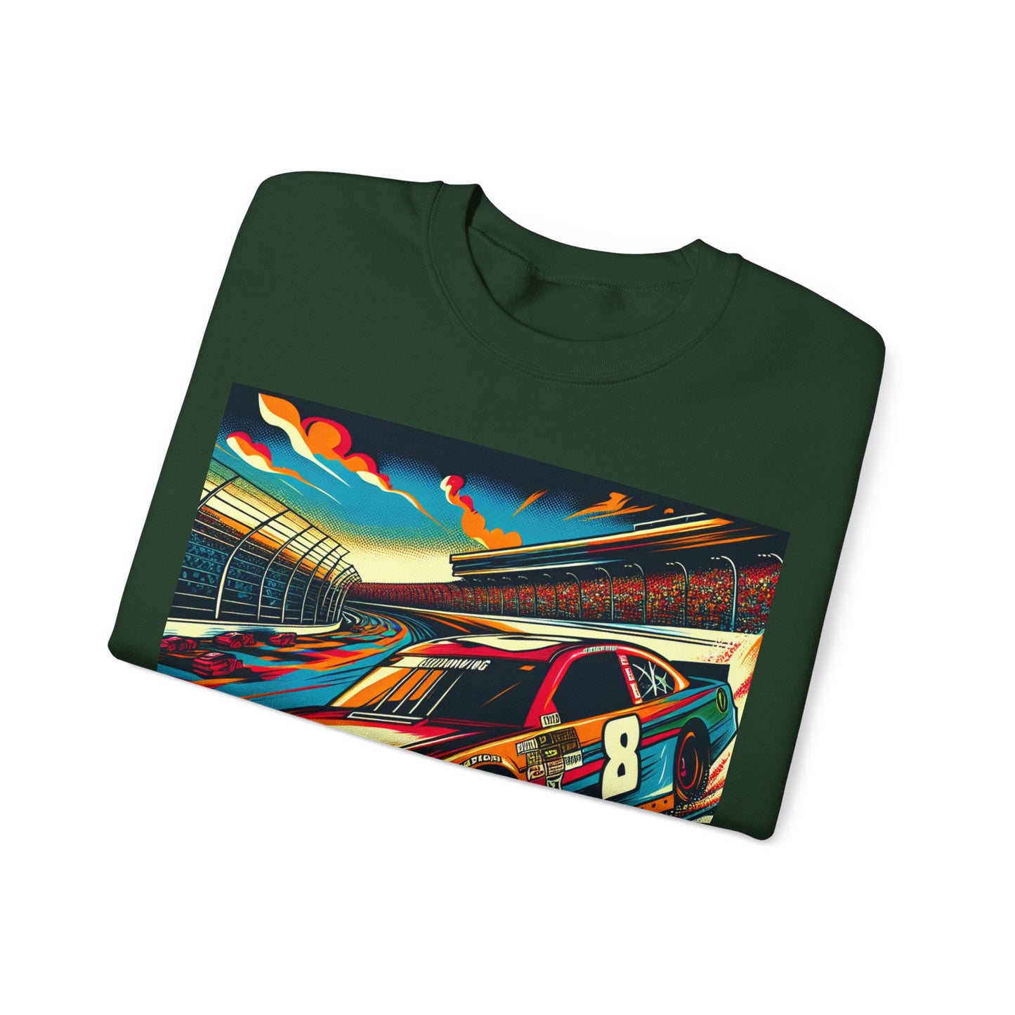 Race Car Crewneck Sweatshirt | Racing Apparel, Unisex Sweatshirt, Nascar Gift, Motorsports Clothing, Car Enthusiasts Sweatshirt