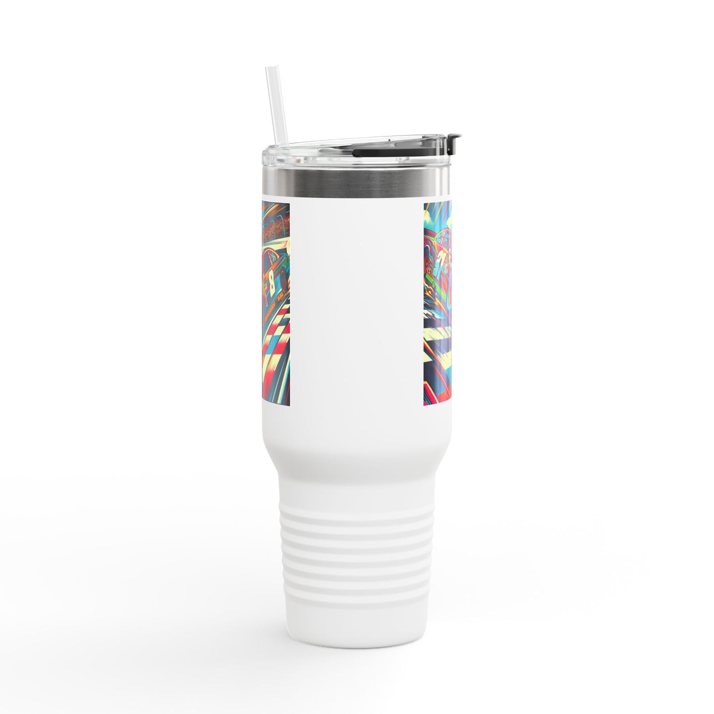 Vintage F1 Insulated Travel Mug, 40oz, Perfect for Fans, Sports Events, Coffee, Tea, Water