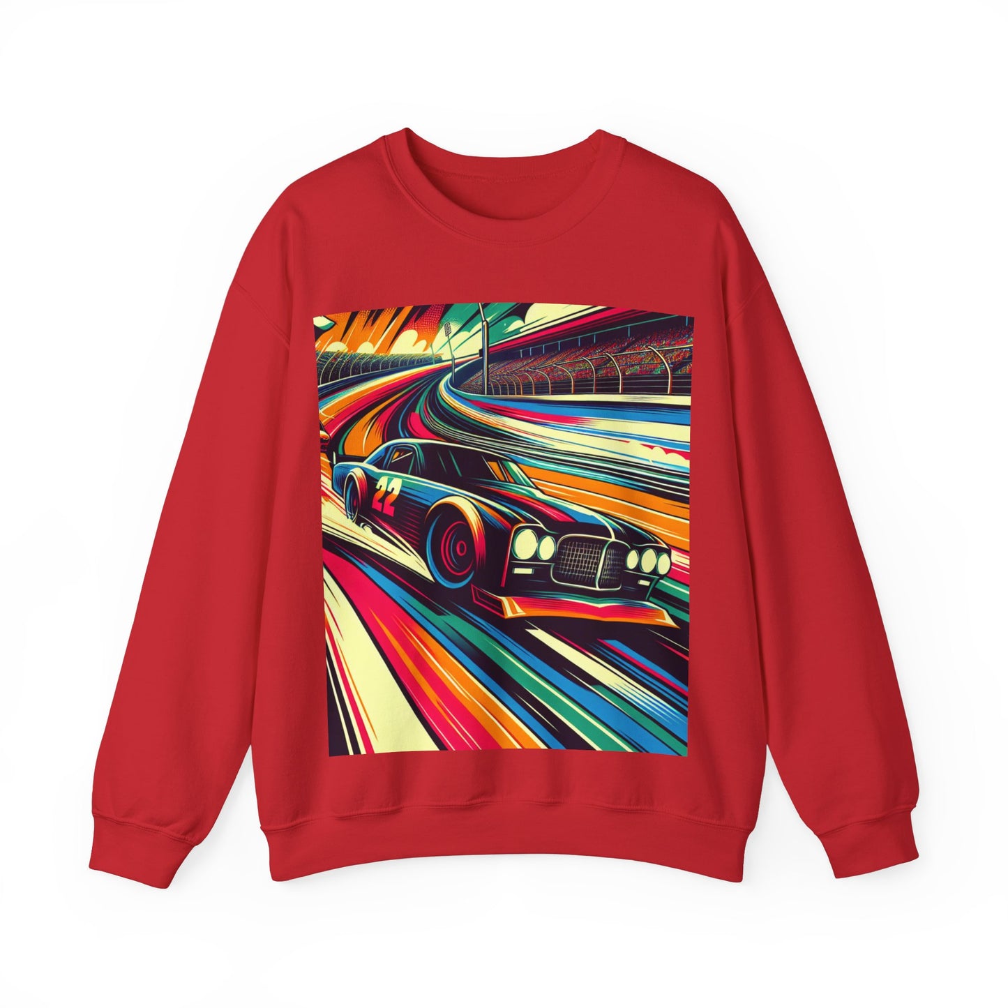 Race Car Crewneck Sweatshirt | Racing Apparel, Unisex Sweatshirt, NASCAR Gift, Motorsports Clothing, Car Enthusiasts Sweatshirt