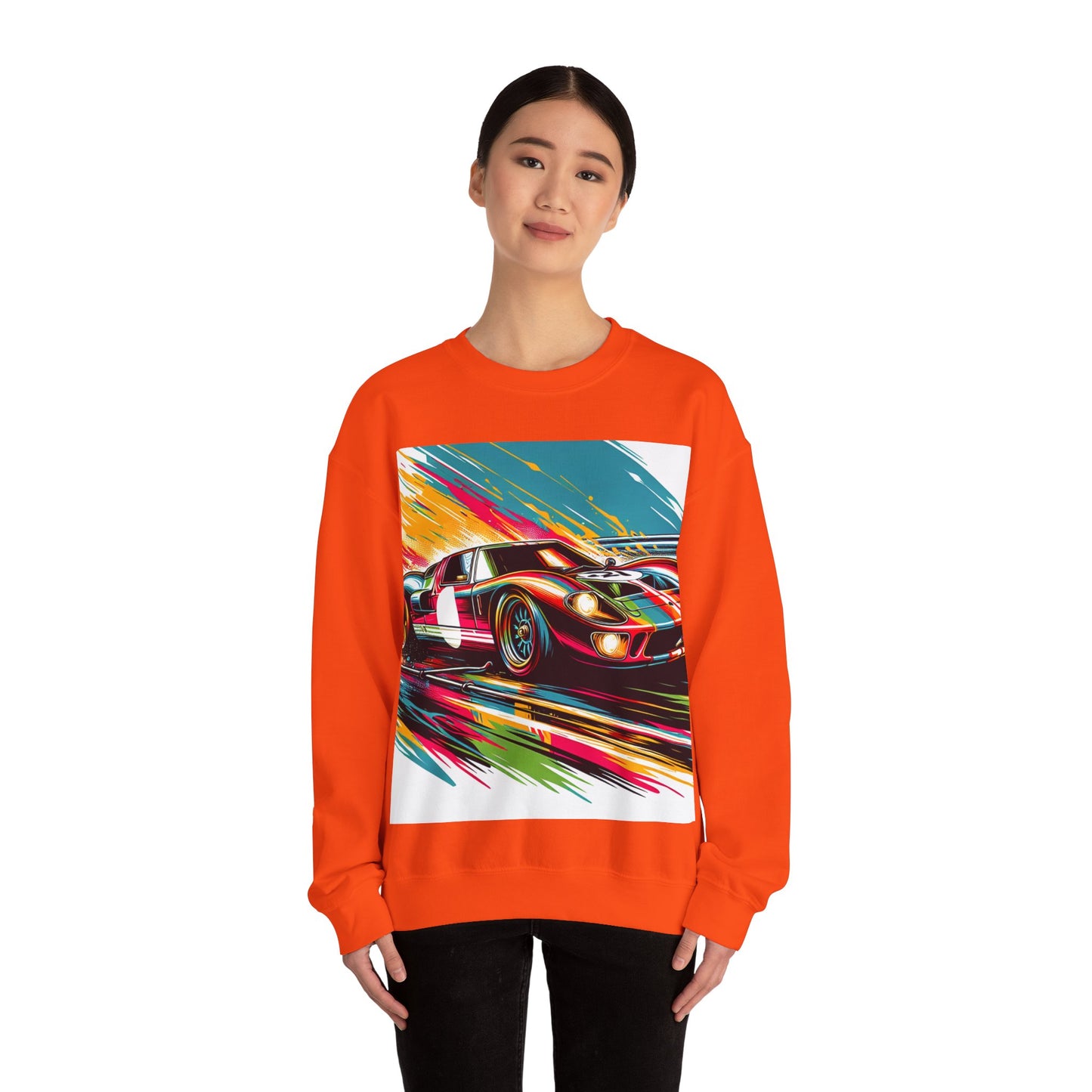 Race Car Crewneck Sweatshirt | Racing Apparel, Unisex Sweatshirt, Nascar Gift, Motorsports Clothing, Car Enthusiasts Sweatshirt
