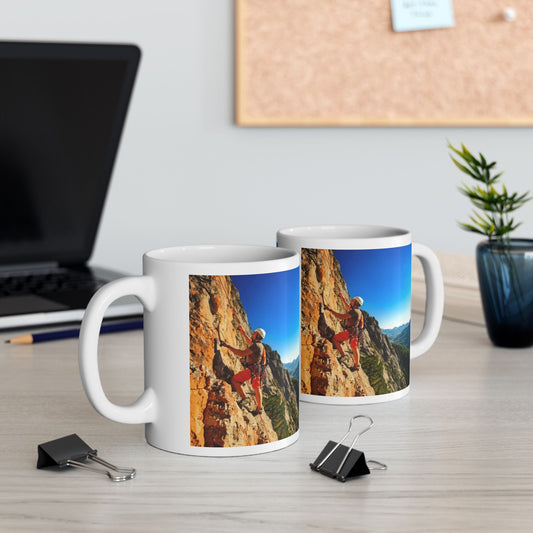 Rock Climbing Ceramic Mug
