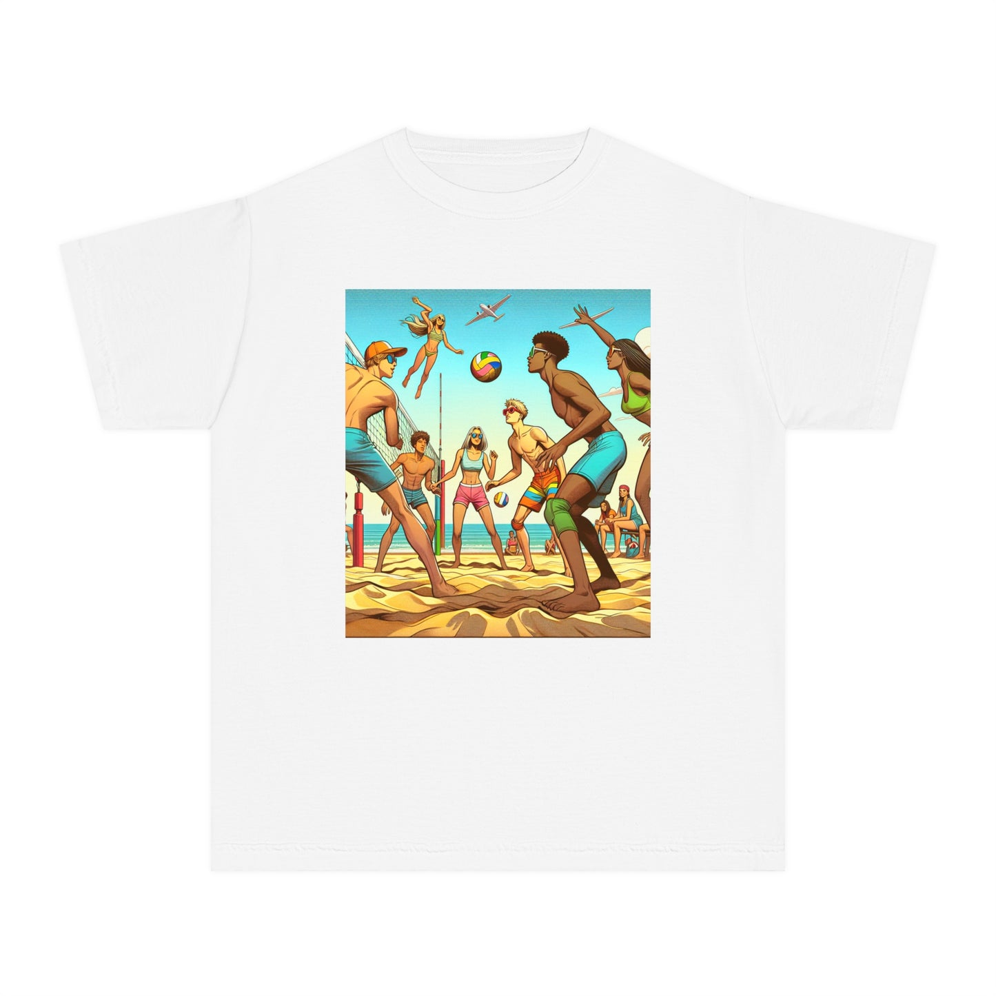 Volleyball Youth Midweight Tee