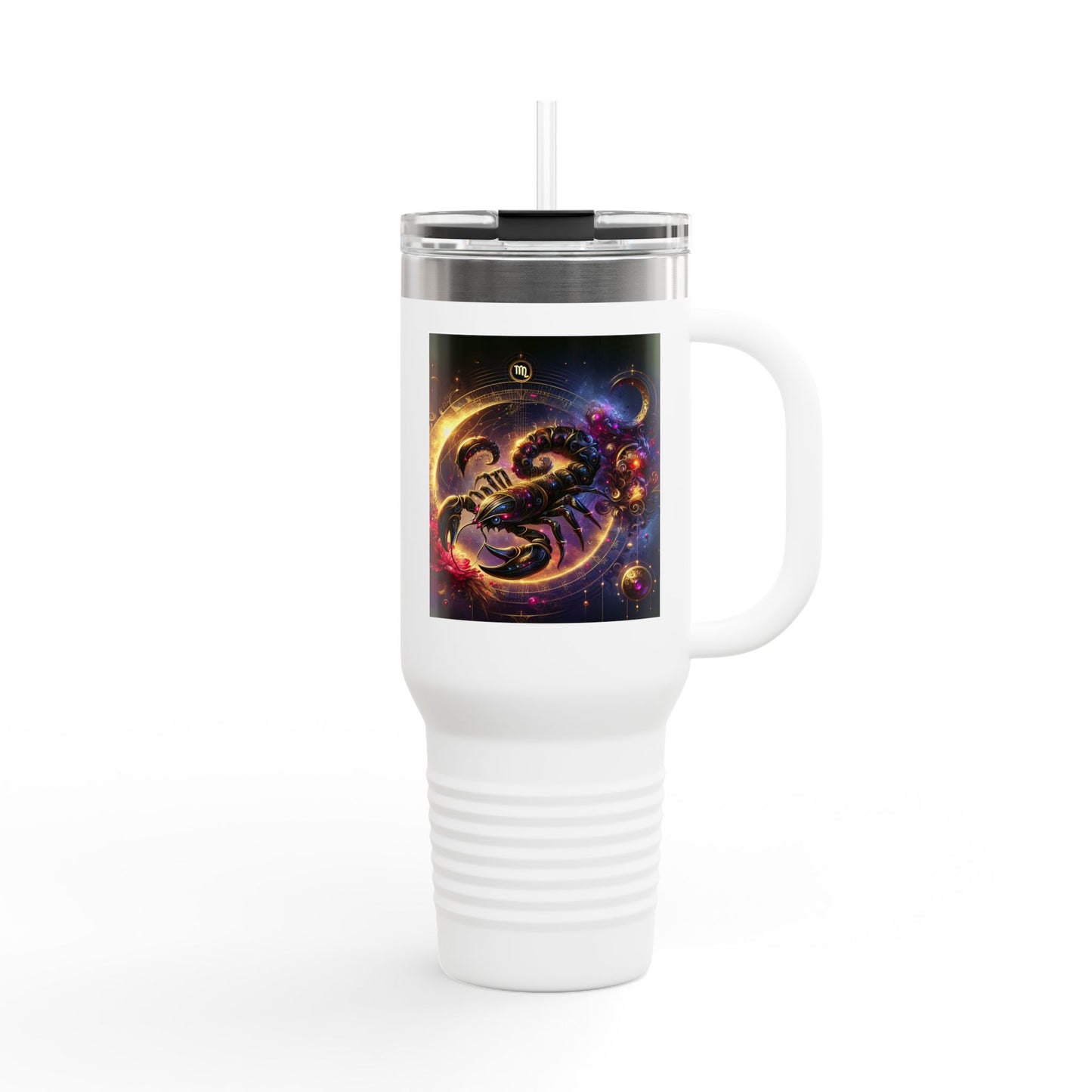 Scorpio Insulated Travel Mug, 40oz, Perfect for Zodiac Fans, Coffee, Tea, Water