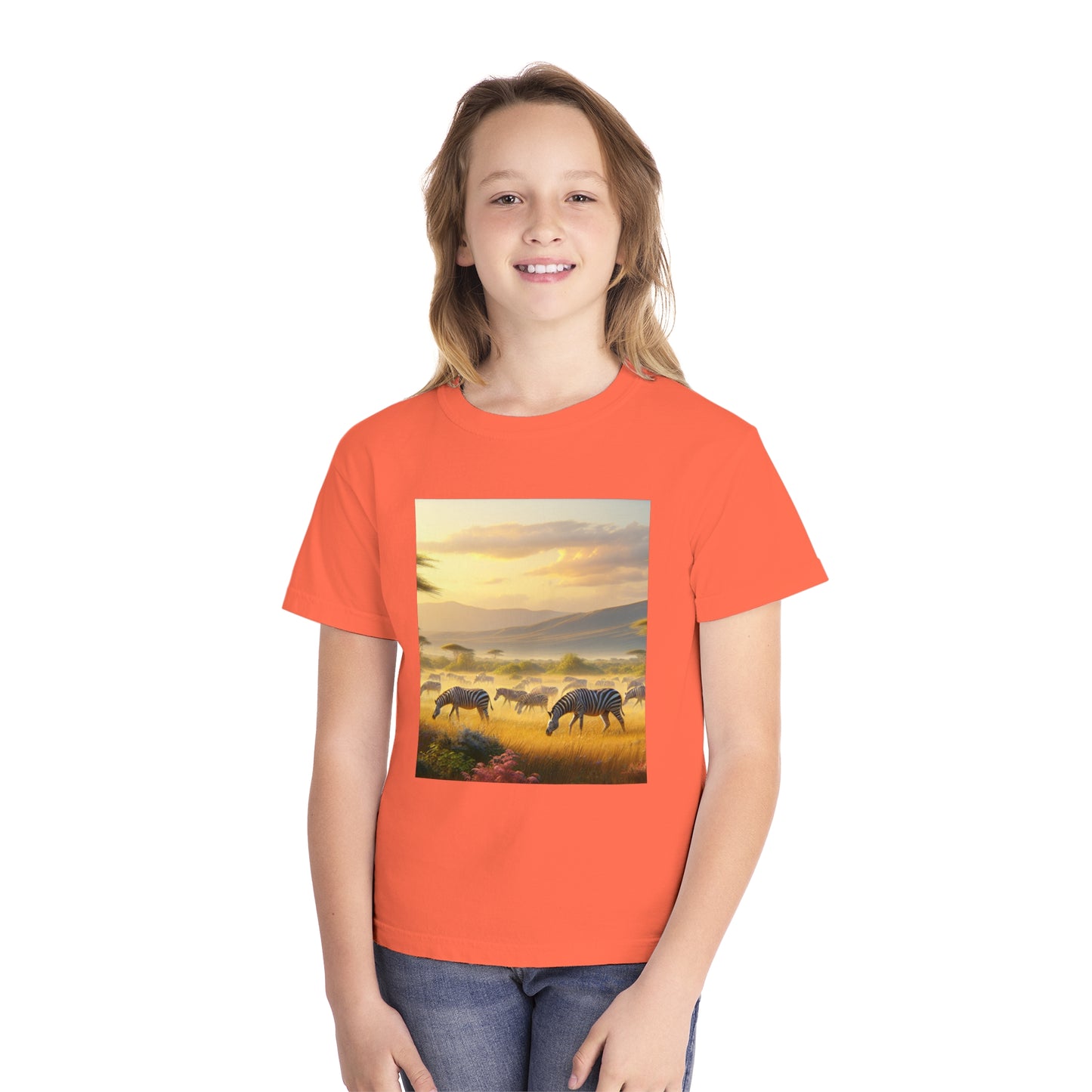 Zebras Youth Midweight Tee