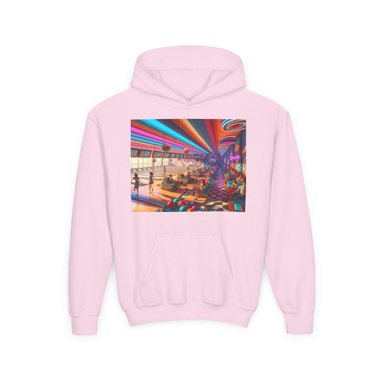 Bowling Youth Heavy Blend Hooded Sweatshirt