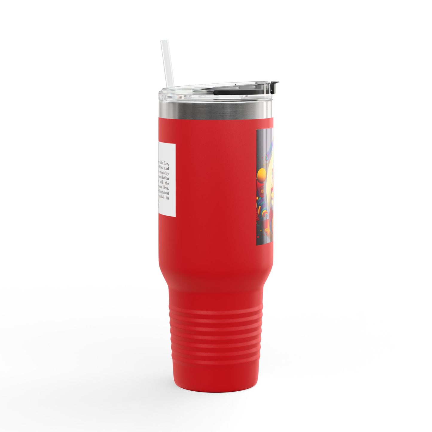 Leo Insulated Travel Mug, 40oz, Perfect for Zodiac Fans, Coffee, Tea, Water