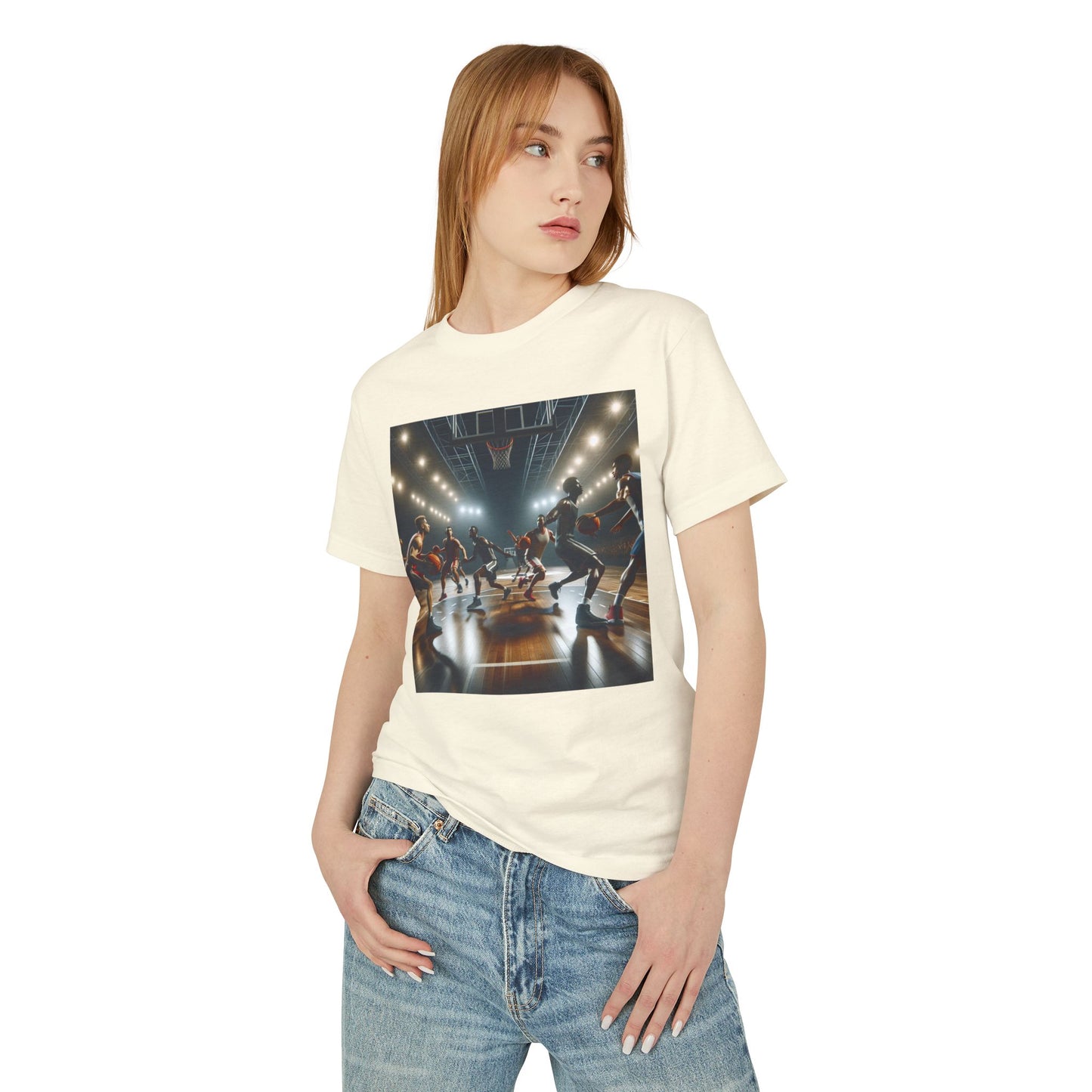 Basketball Heavyweight Tee - Unisex Garment-Dyed Shirt