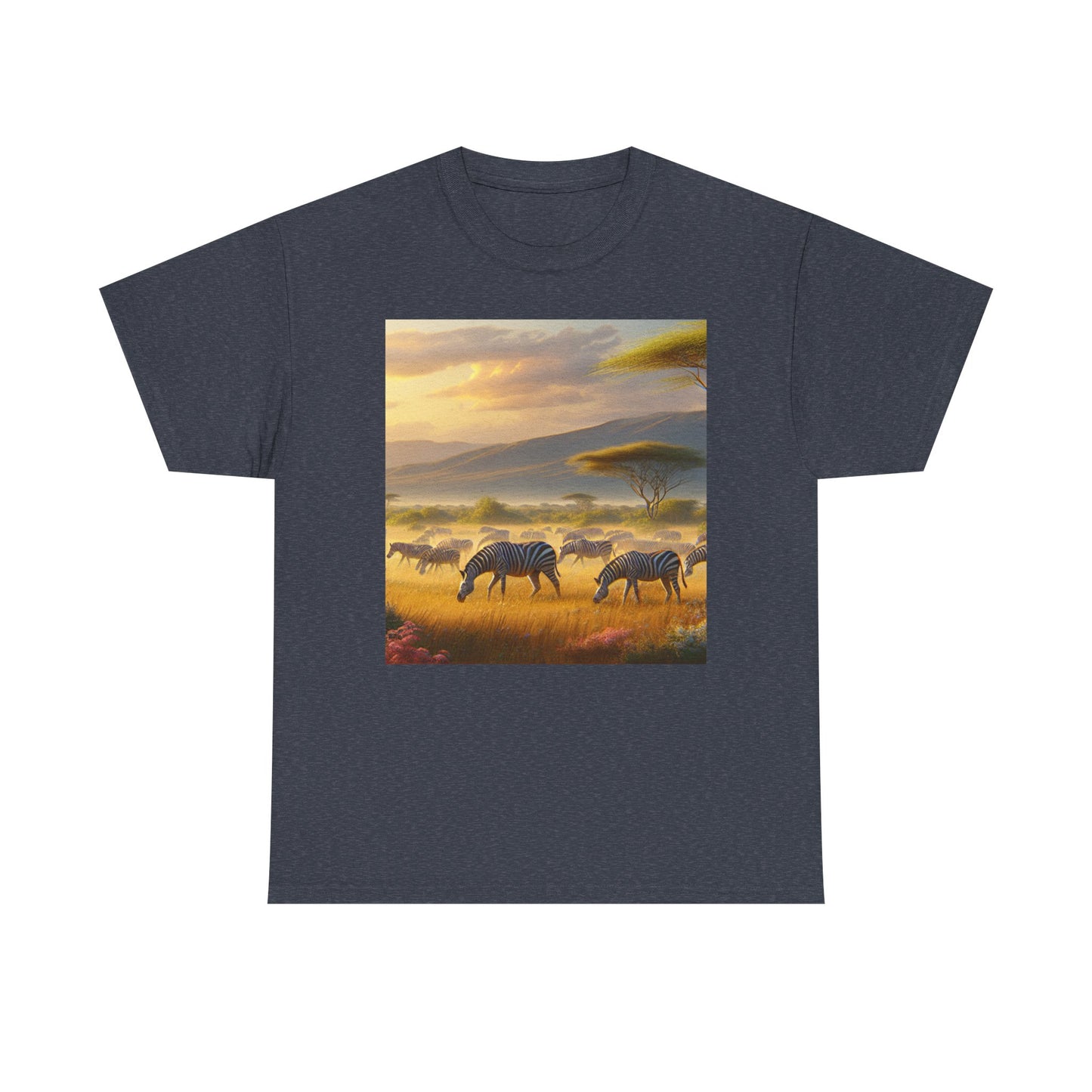 Zebras Women's Heavy Cotton Tee