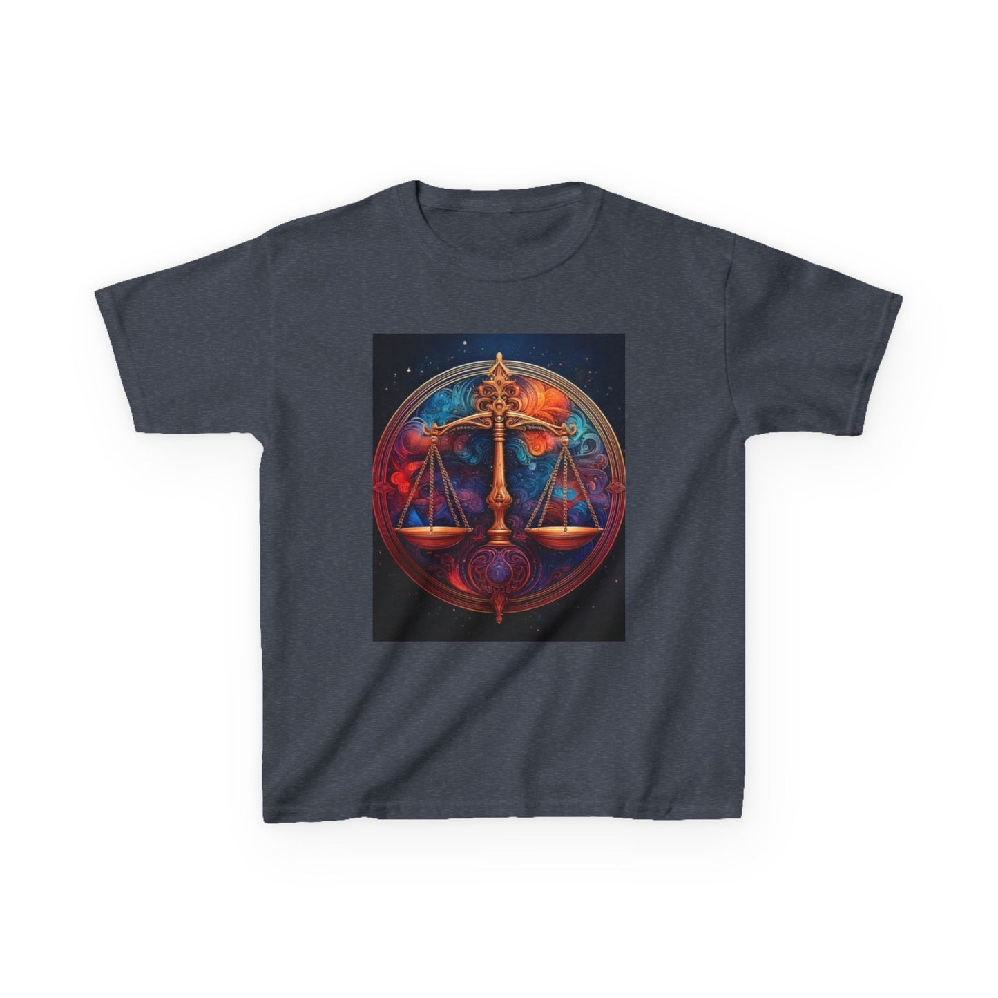 Libra Horoscope Kids Tee - Cosmic Zodiac T-Shirt for Astrology Lovers, Birthday Gift, Everyday Wear, Reference Guide, Unique Design