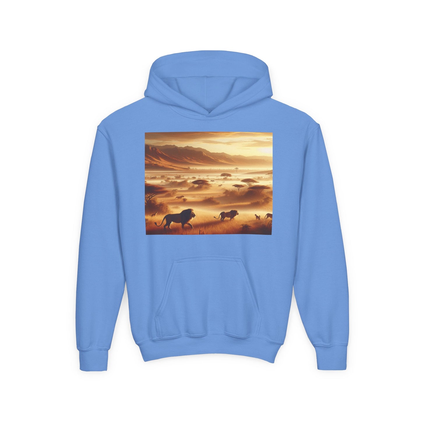 Lions Youth Hoodie - Heavy Blend Sweatshirt