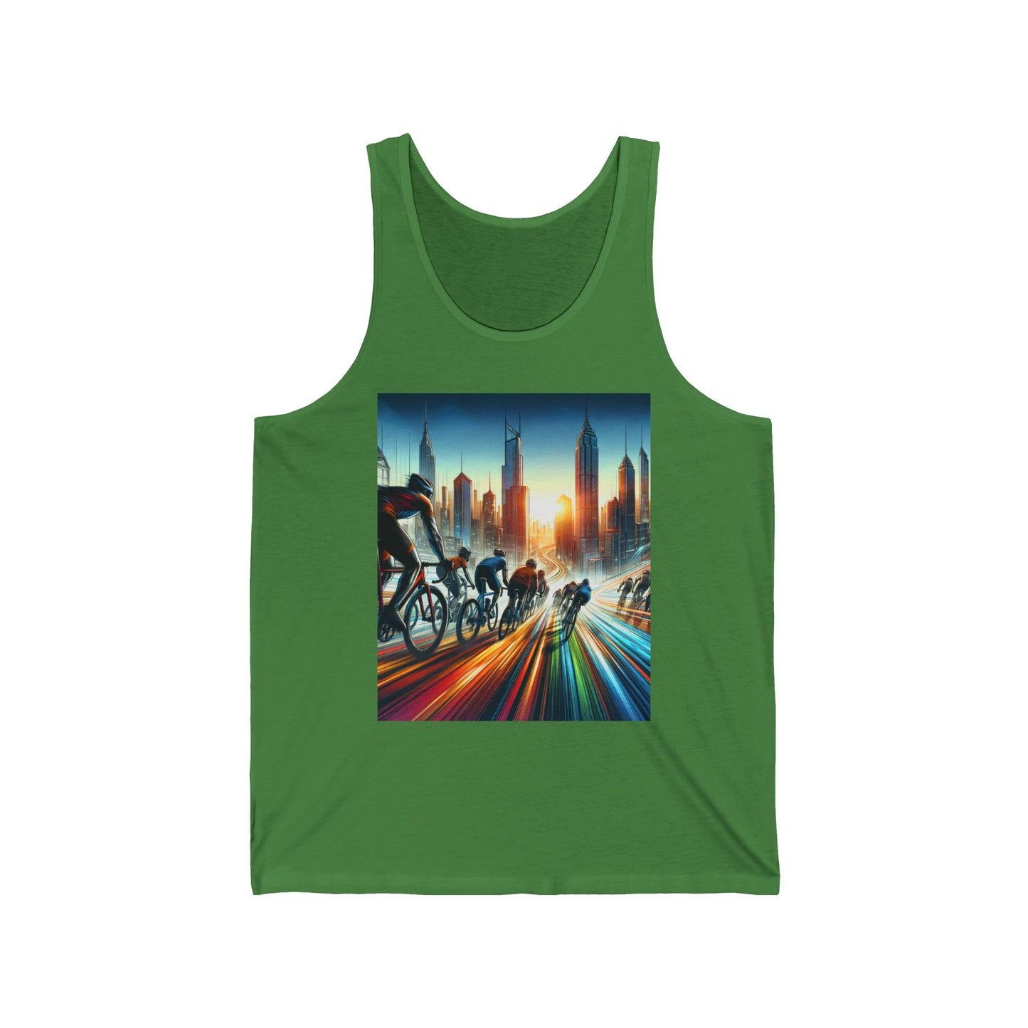 Cycling Unisex Jersey Tank Top - Perfect for Festivals & Casual Wear