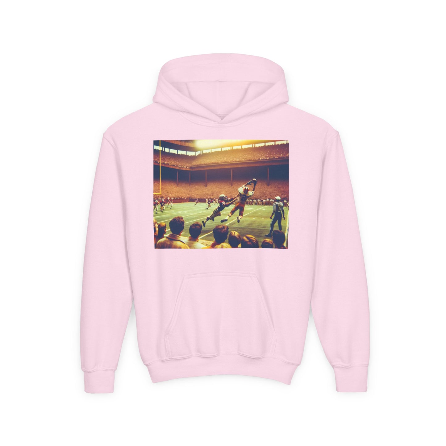 Football Youth Hoodie - Heavy Blend Sweatshirt