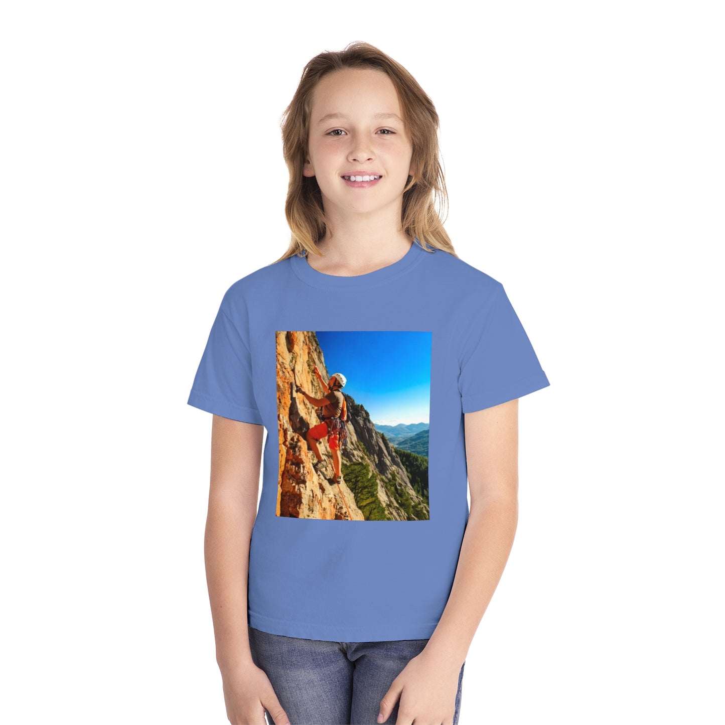 Rock Climbing Youth Midweight Tee