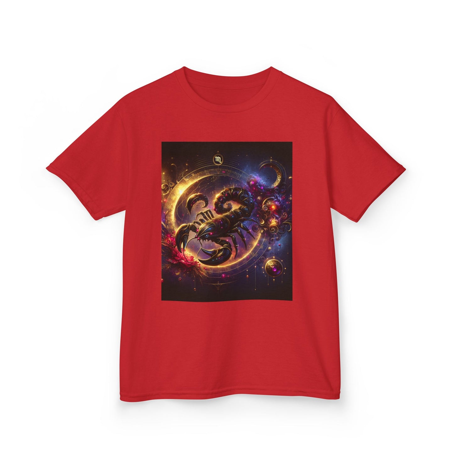 Scorpio  Horoscope Kids Tee - Cosmic Zodiac T-Shirt for Astrology Lovers, Birthday Gift, Everyday Wear, Reference Guide, Unique Design