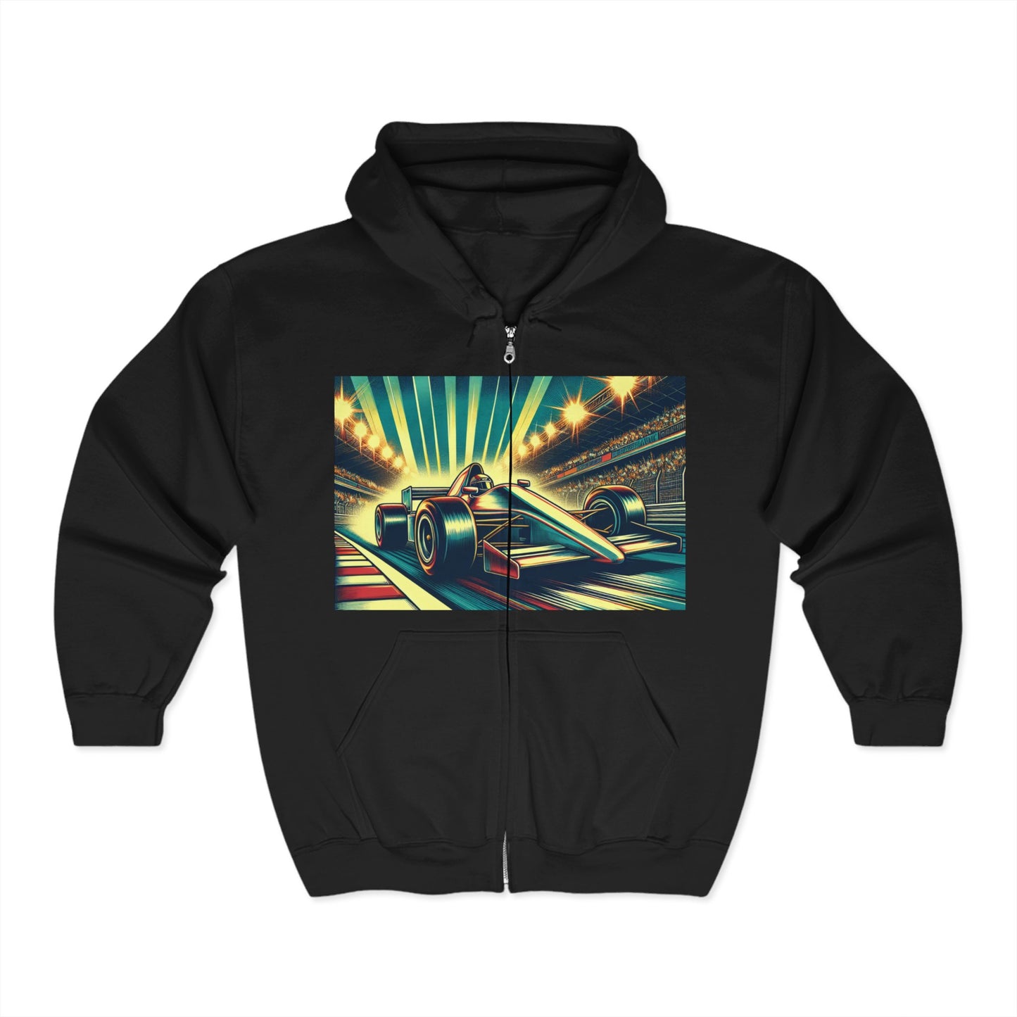 F1 Unisex Heavy Blend™ Full Zip Hooded Sweatshirt