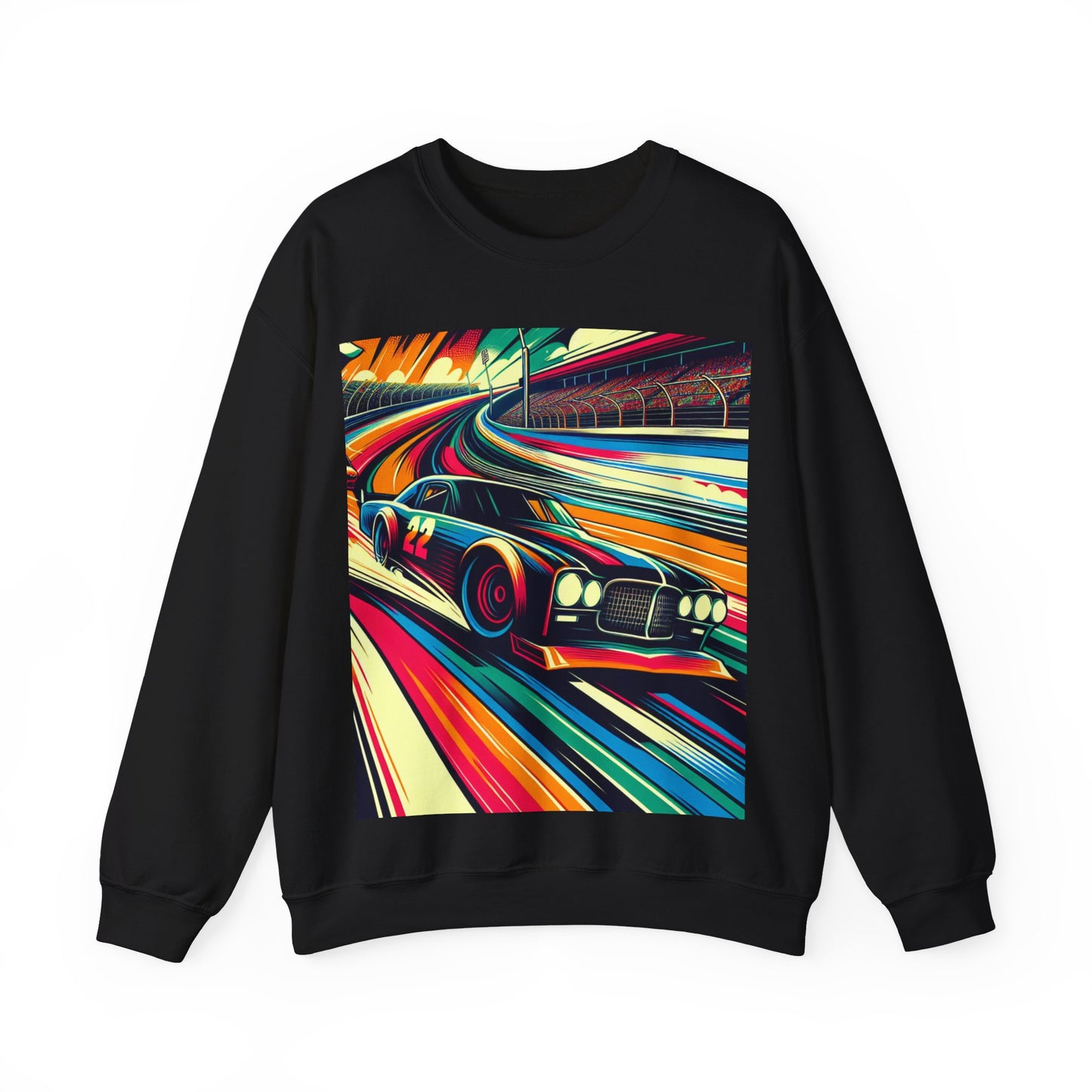 Race Car Crewneck Sweatshirt | Racing Apparel, Unisex Sweatshirt, NASCAR Gift, Motorsports Clothing, Car Enthusiasts Sweatshirt