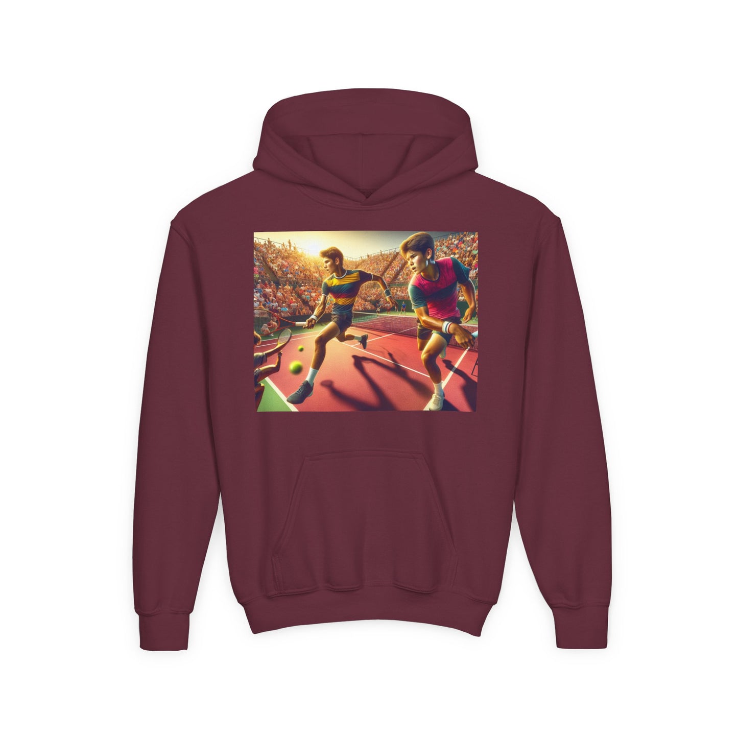 Tennis Youth Heavy Blend Hooded Sweatshirt
