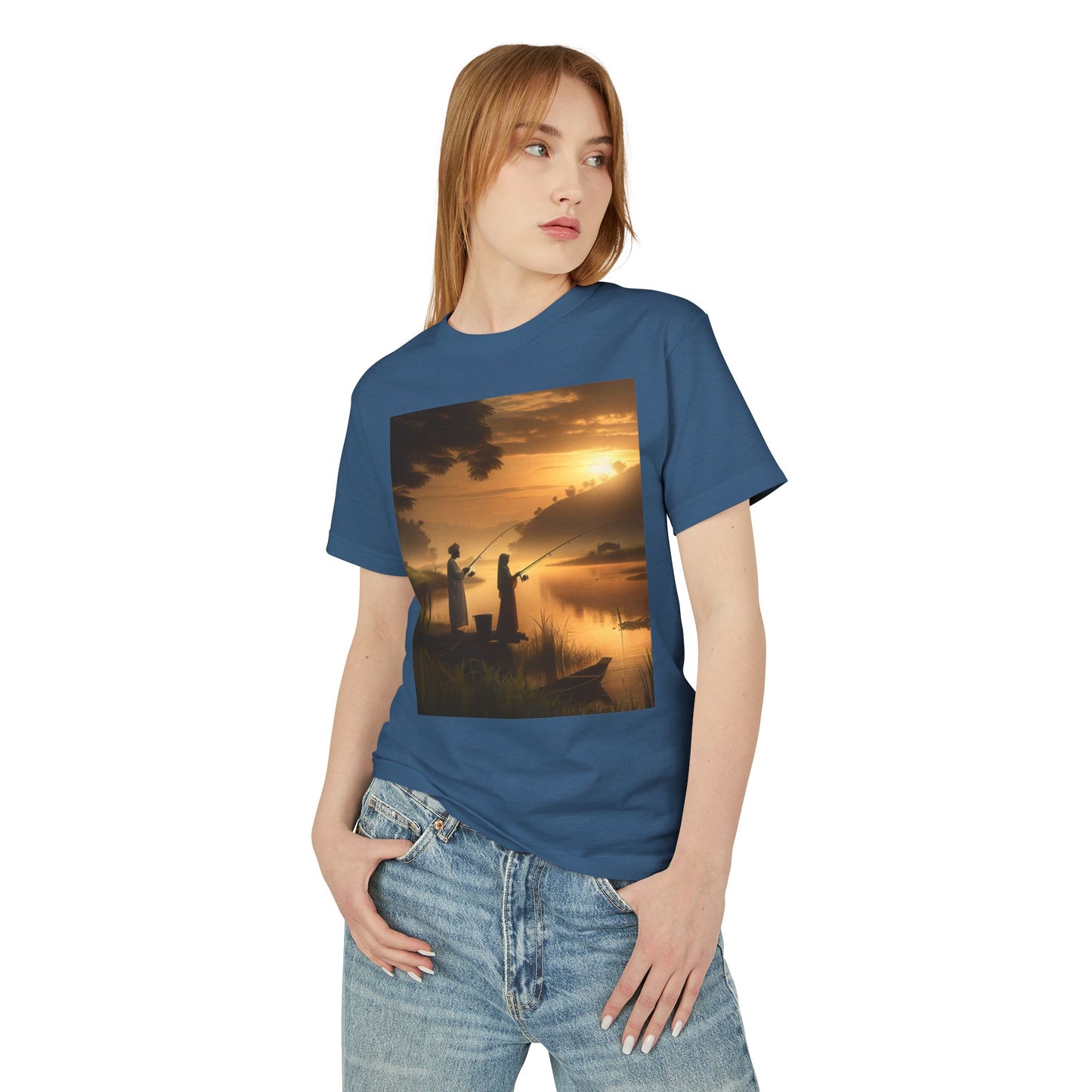 Fishing Heavyweight Tee - Unisex Garment-Dyed Shirt