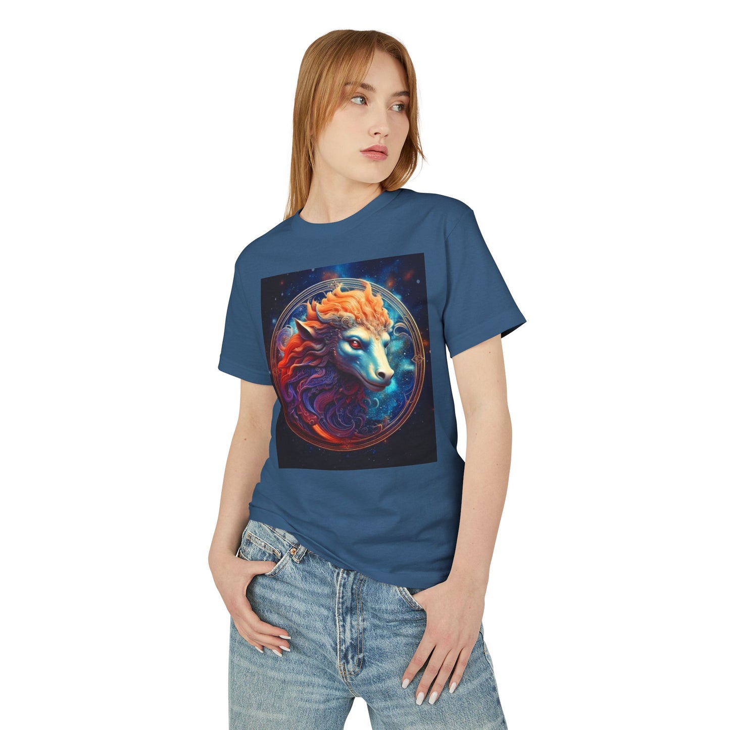 Aquarius Heavyweight Tee - Unisex Garment-Dyed Shirt
