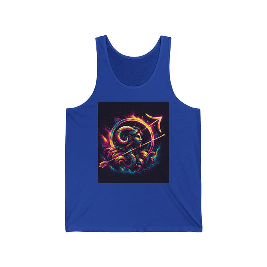 Sagittarius  Unisex Jersey Tank Top - Perfect for Festivals & Casual Wear