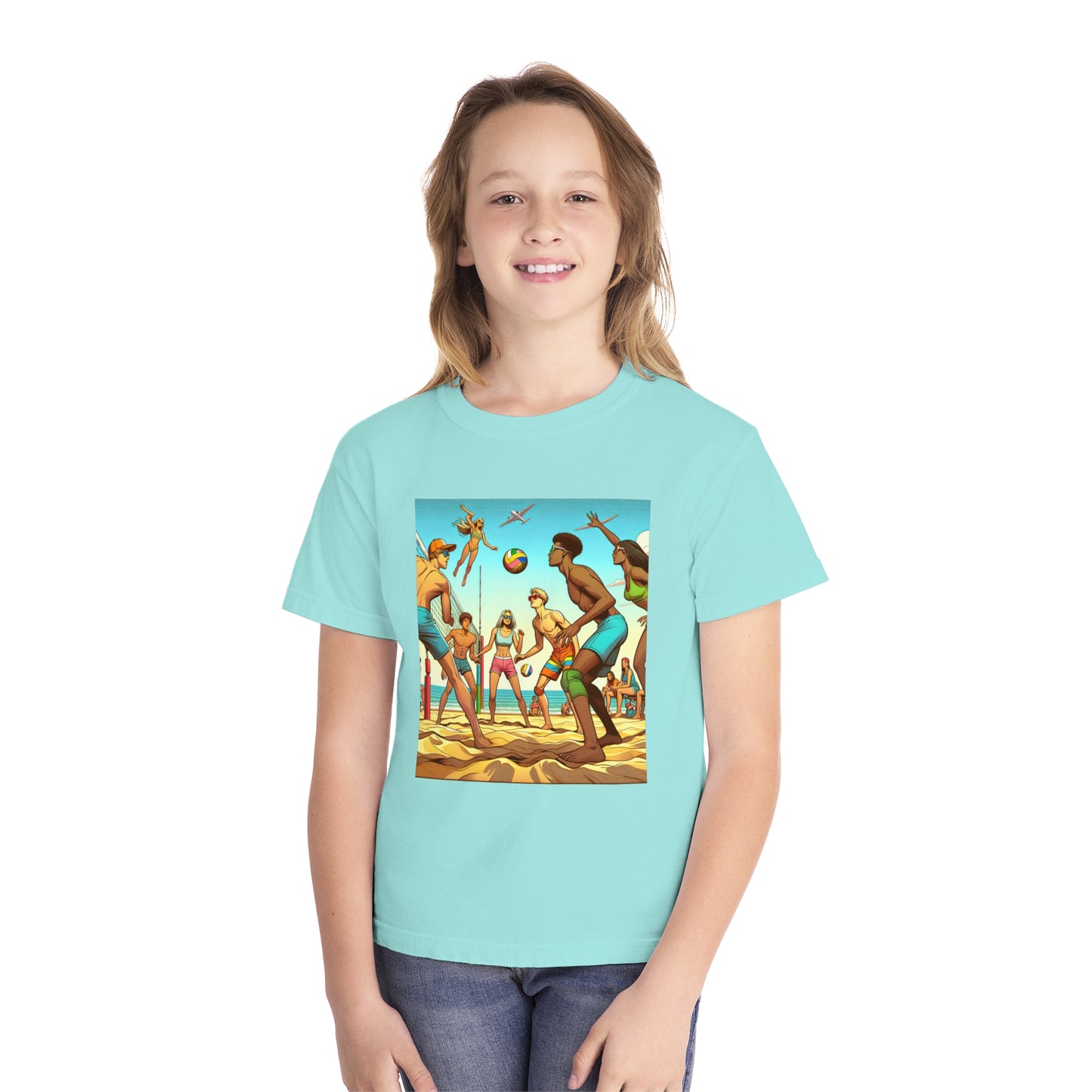 Volleyball Youth Midweight Tee
