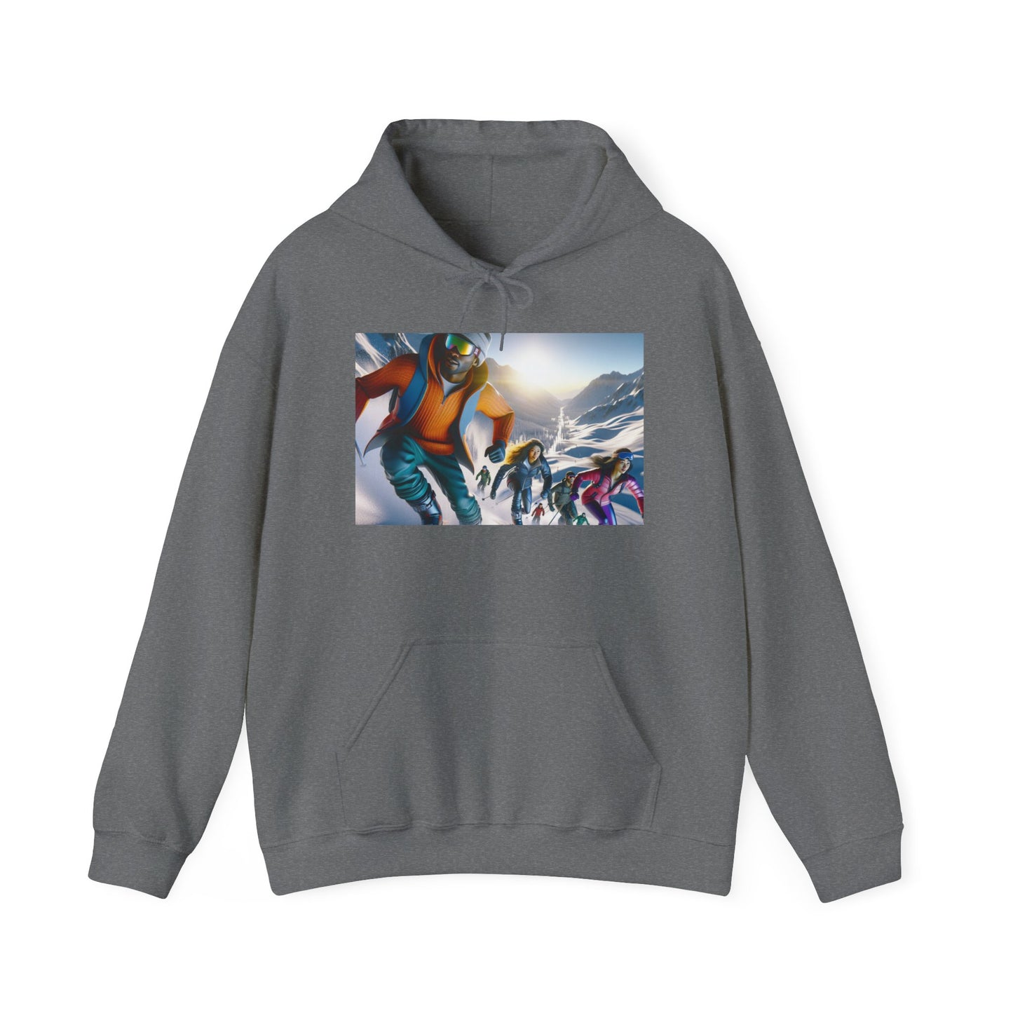 Skiing Unisex Hoodie - Sports Team Vibes